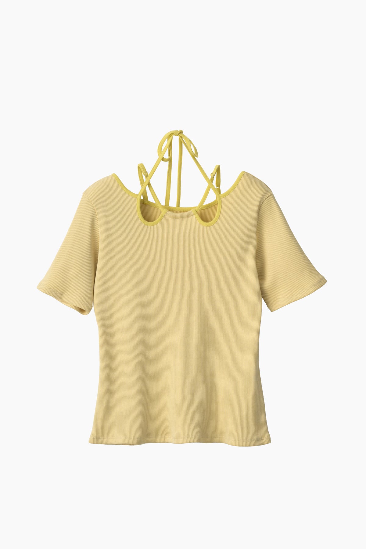 Ivy halfsleeve tops (Yellow)
