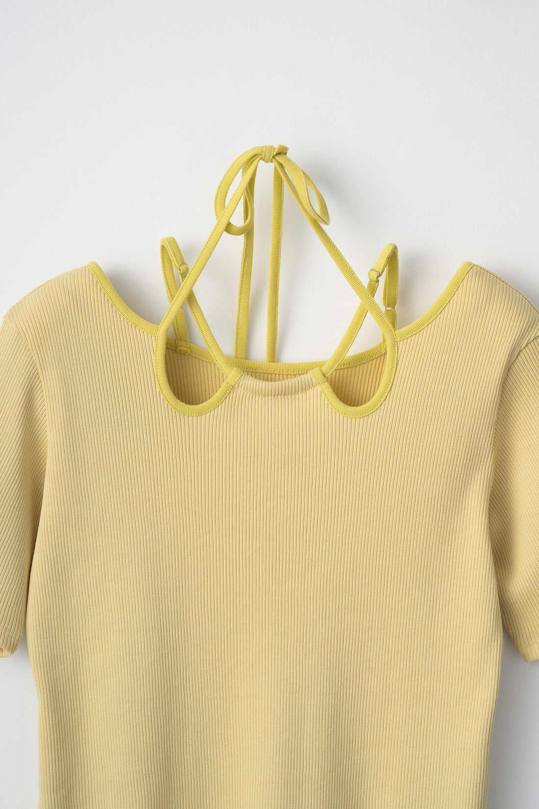 Ivy halfsleeve tops (Yellow)