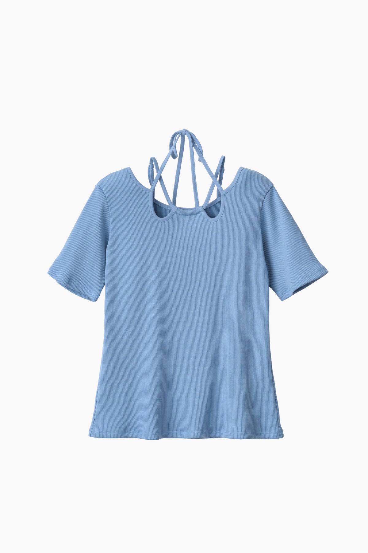 Ivy halfsleeve tops (Light blue)