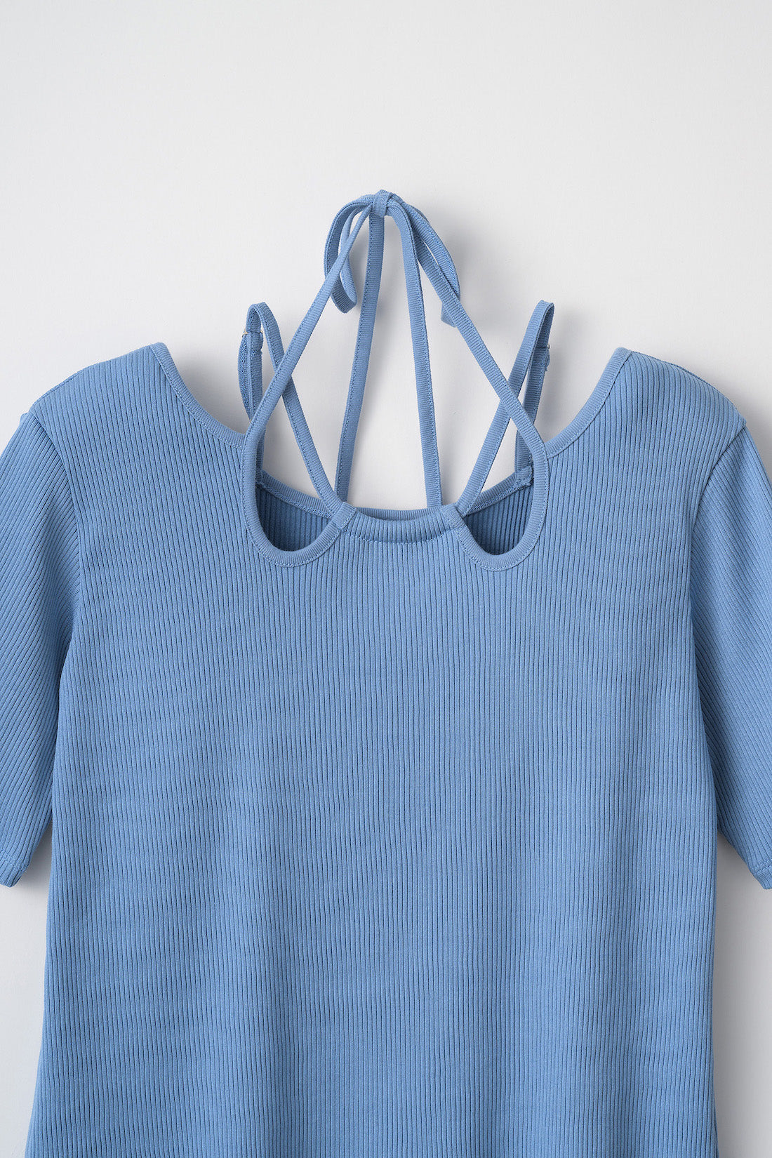 Ivy halfsleeve tops (Light blue)