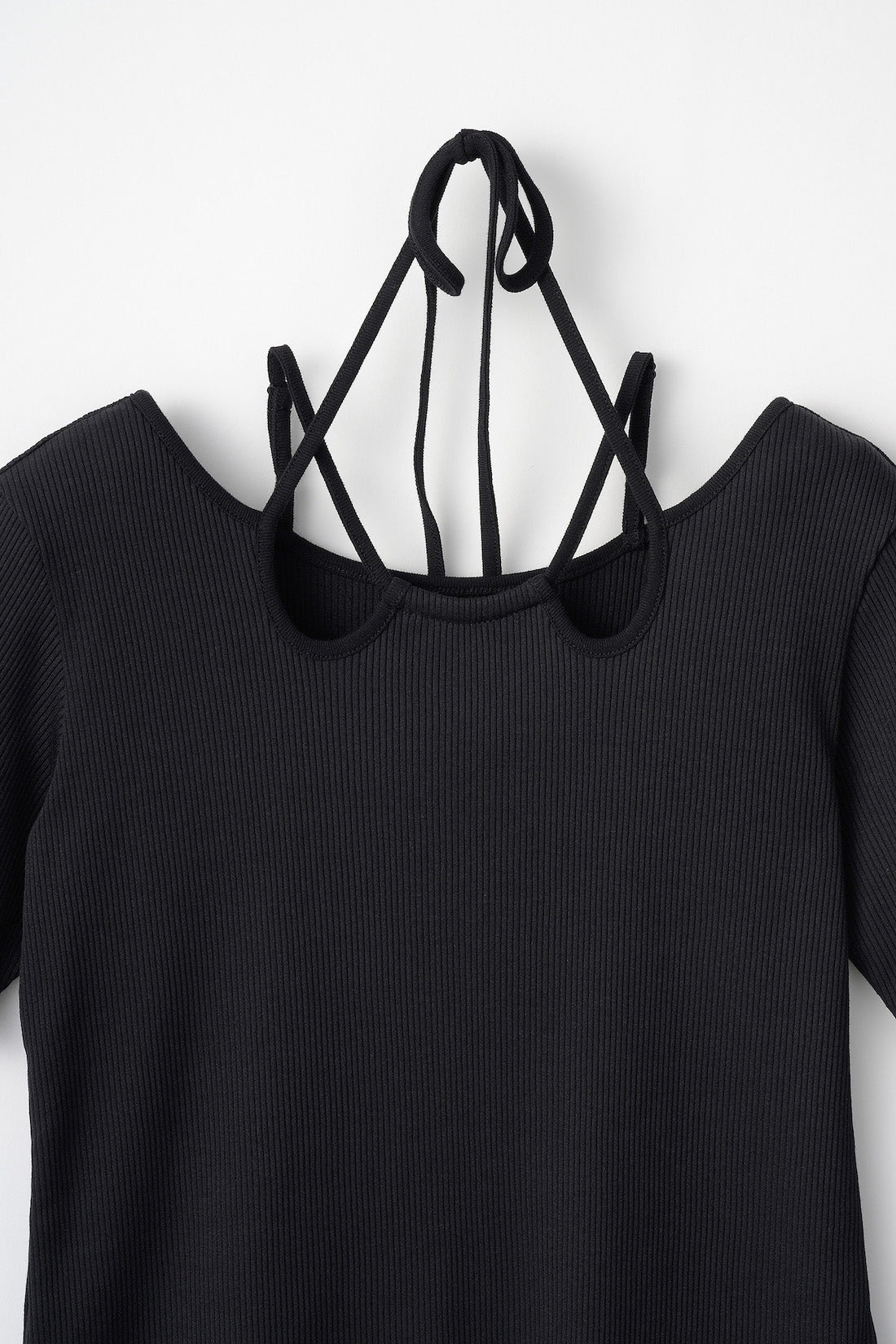 Ivy halfsleeve tops (Black)