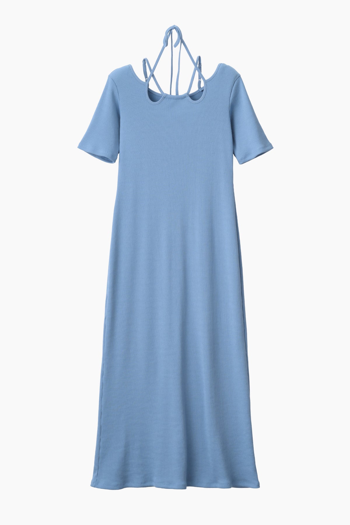 Ivy halfsleeve dress (Light blue)
