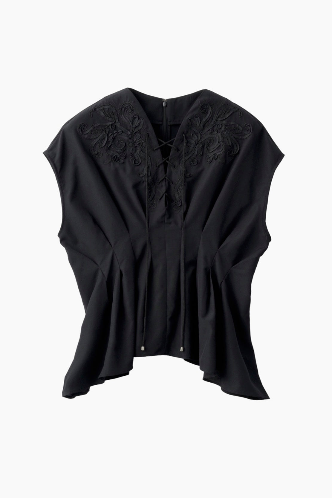 Glimmer embroidered tops (Black)