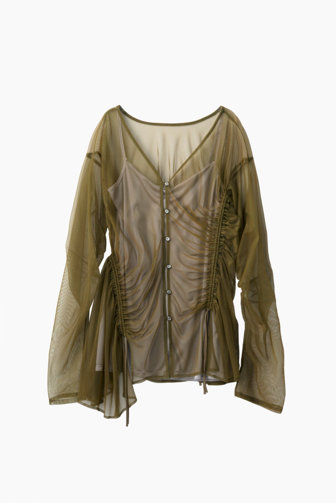 Stem tulle tops (Olive)