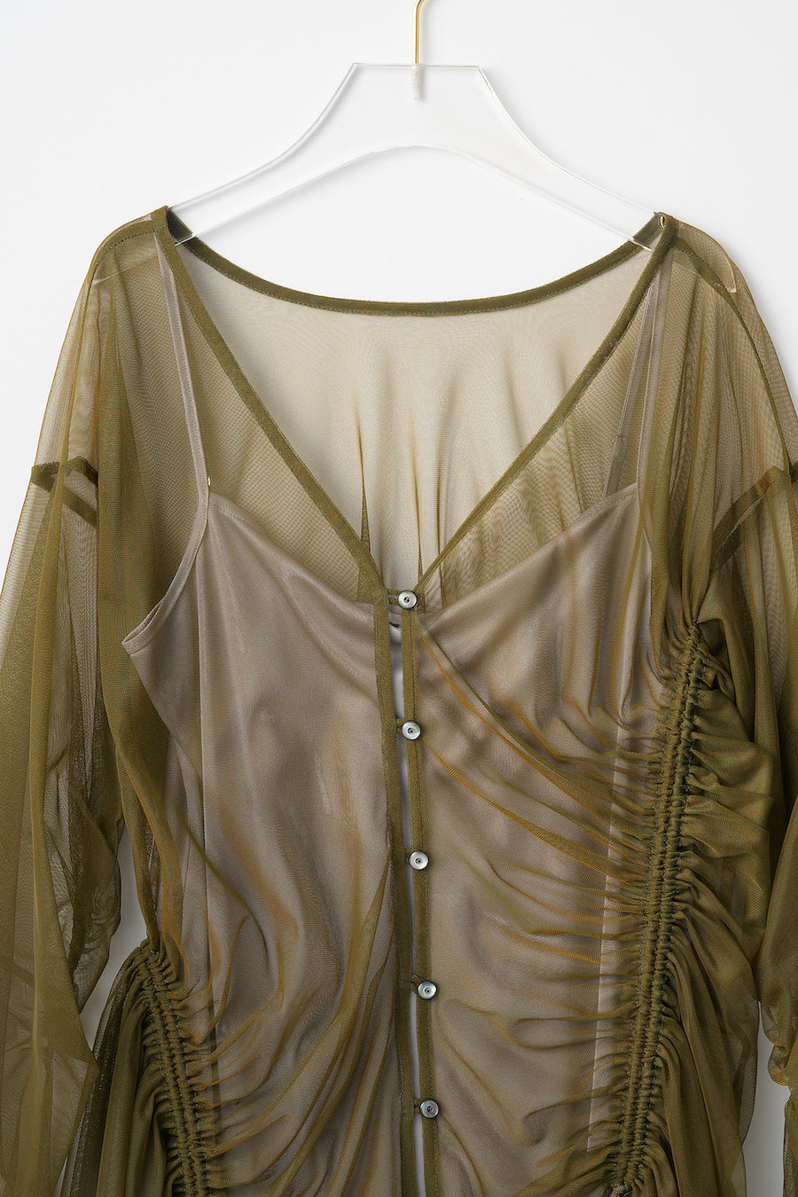 Stem tulle tops (Olive)