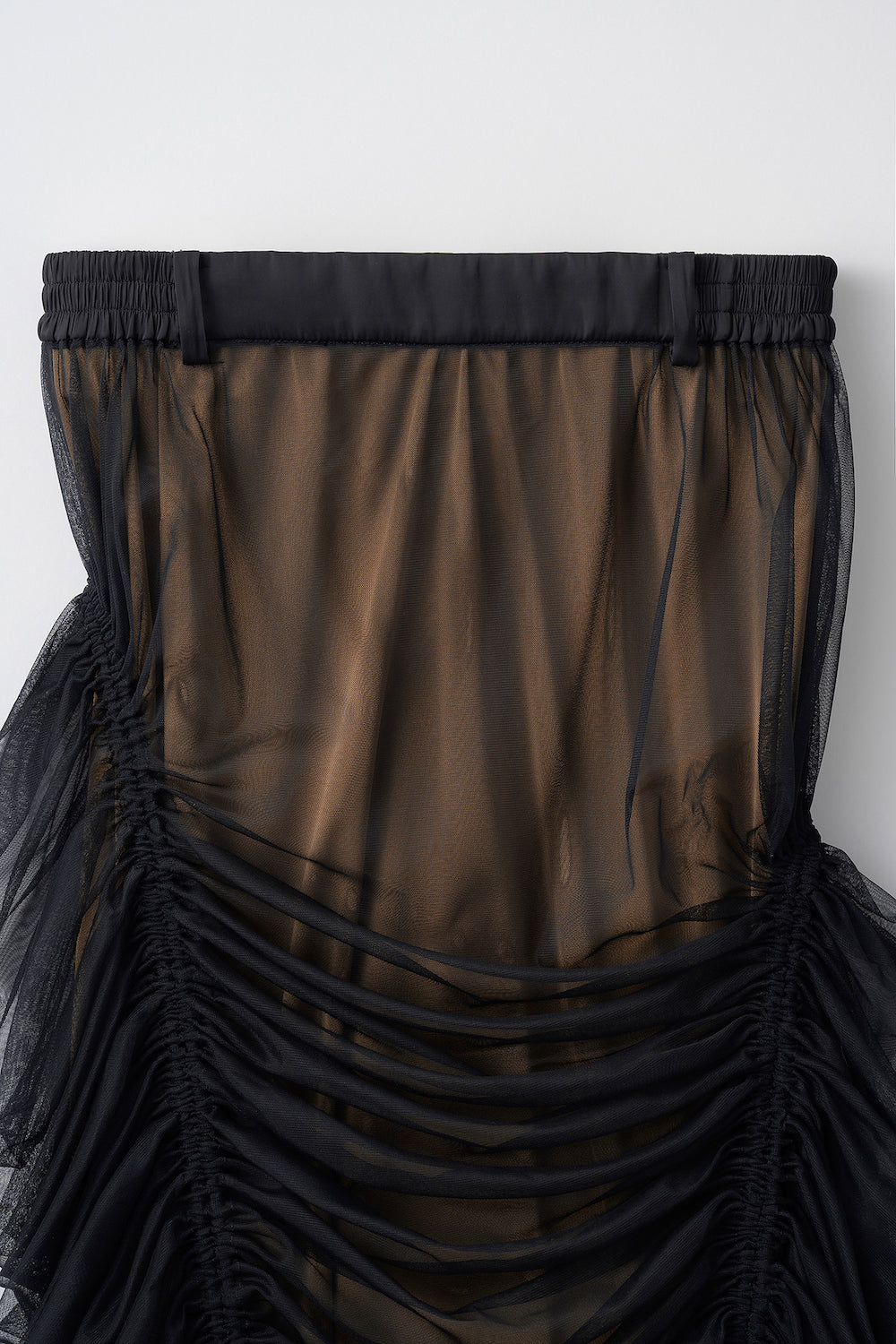 Stem tulle skirt (Black)
