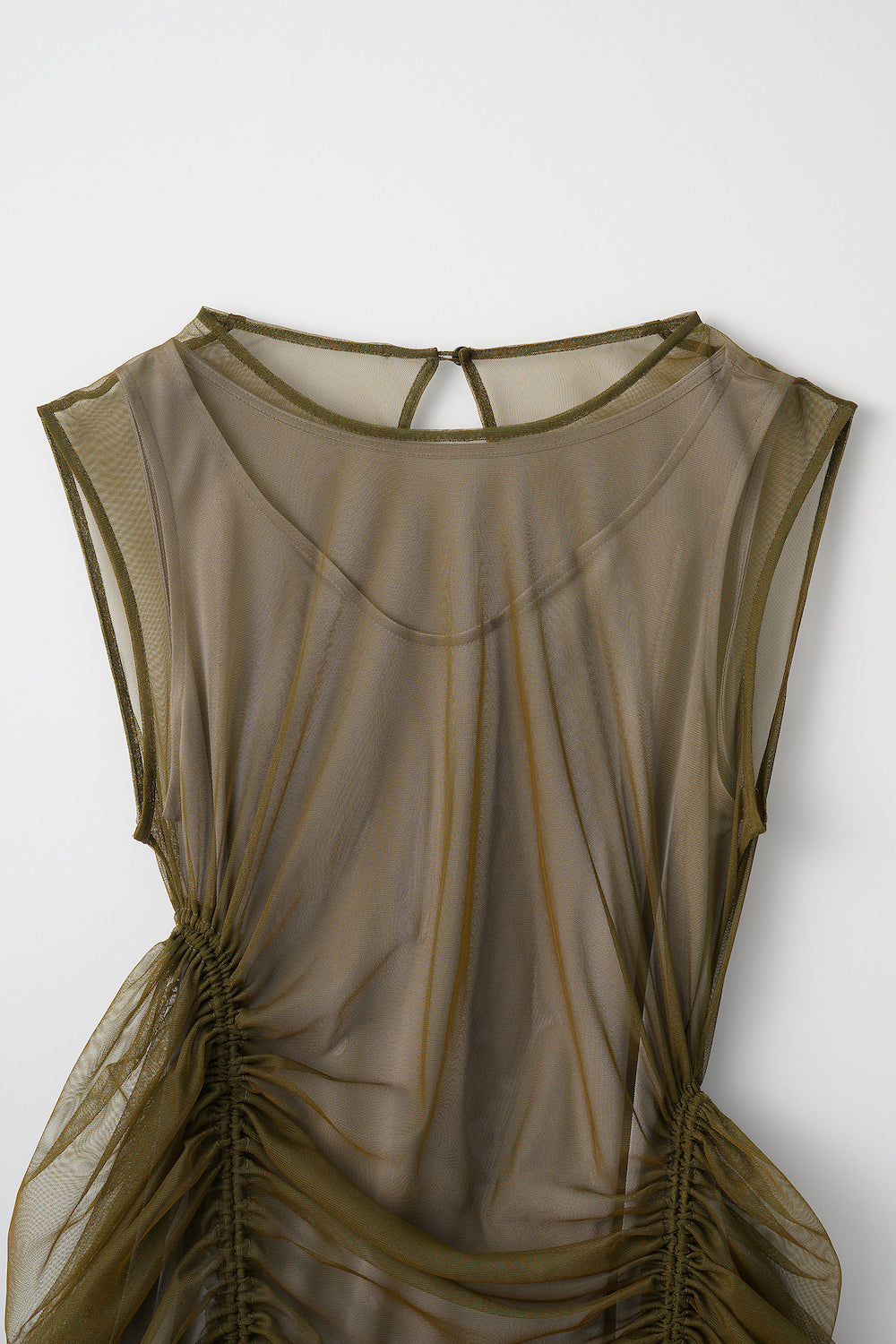 Stem tulle dress (Olive)