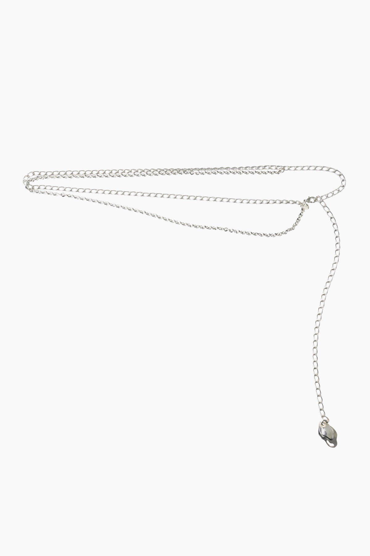 Petal chain belt (Silver)