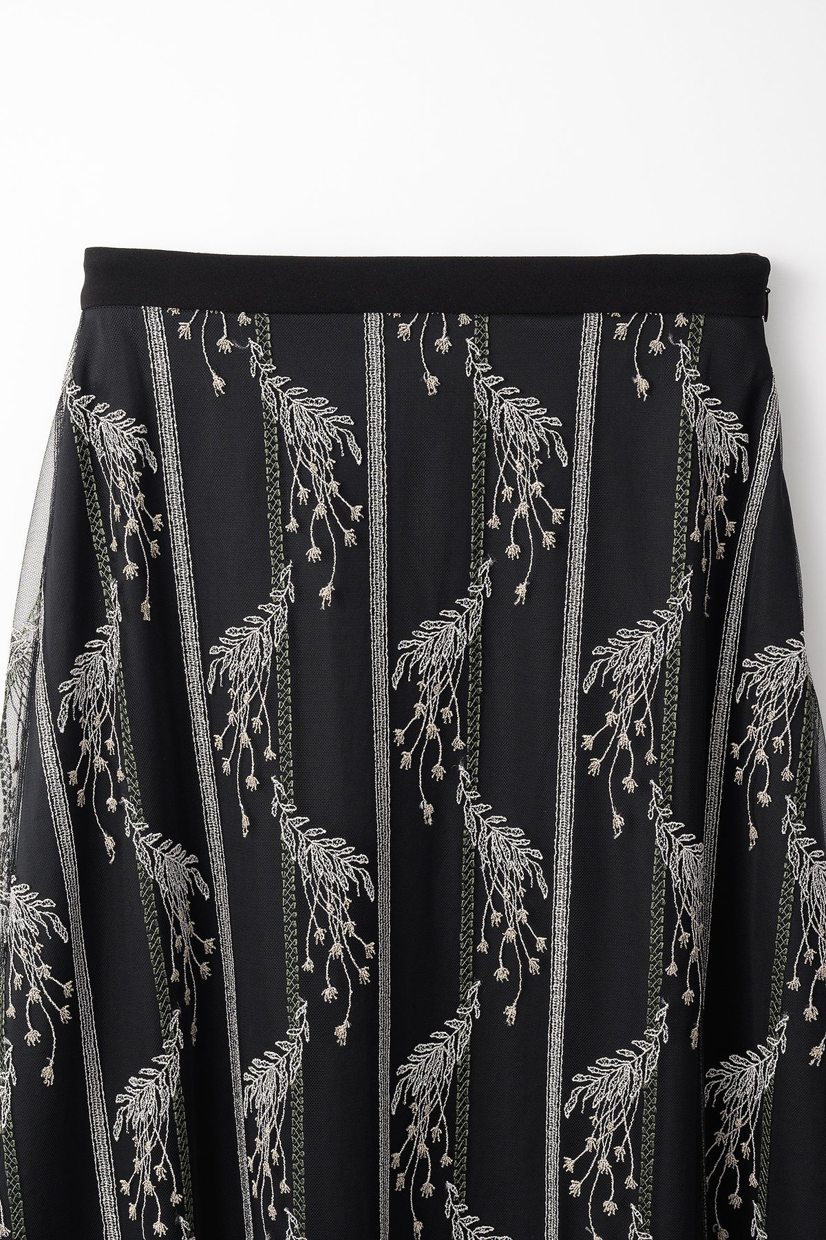 Classic lace skirt (Black)