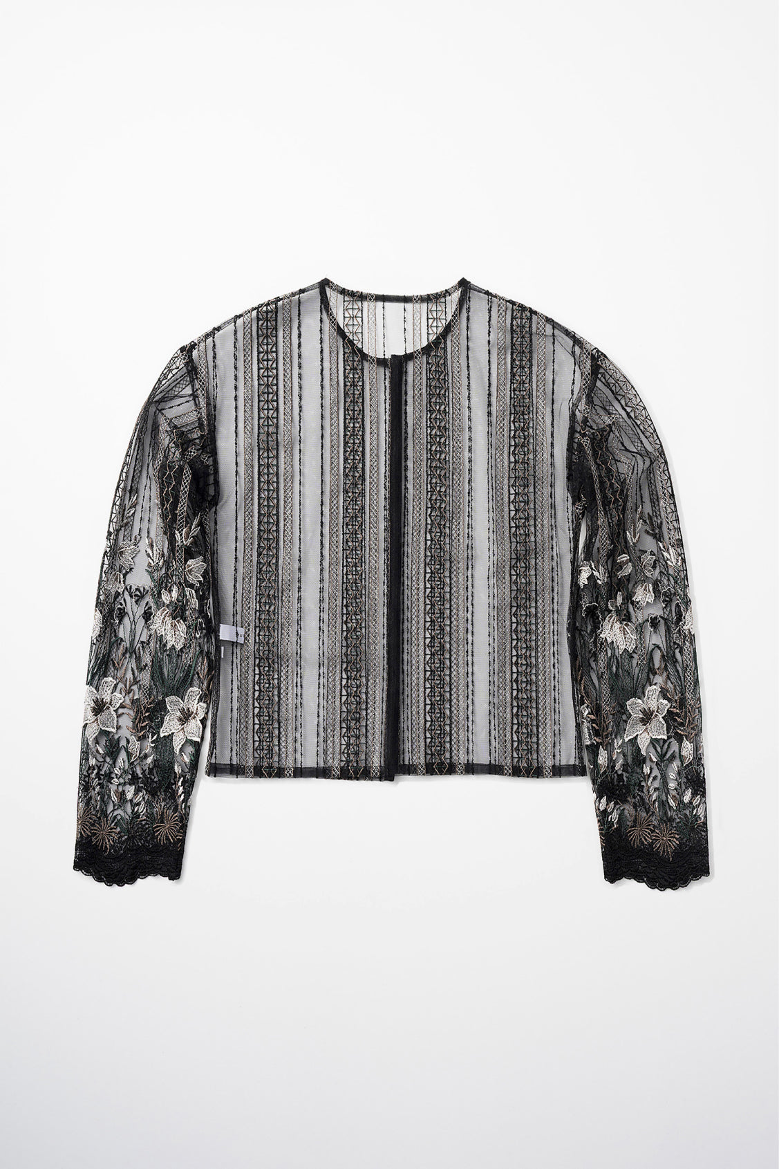 Classic lace cardigan (Black)