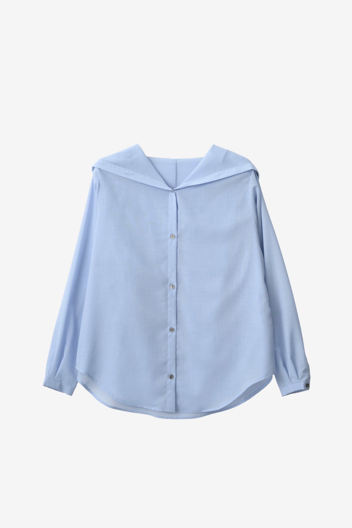 Float hood shirt (Light blue)