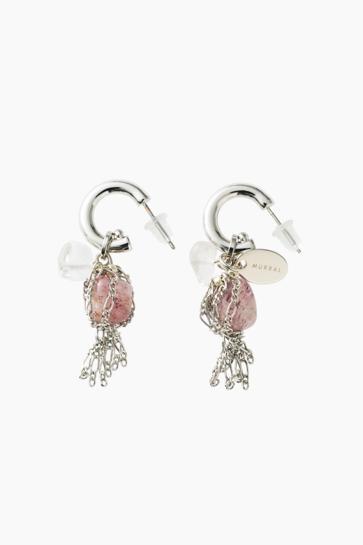 Sway pierced earring (Silver)