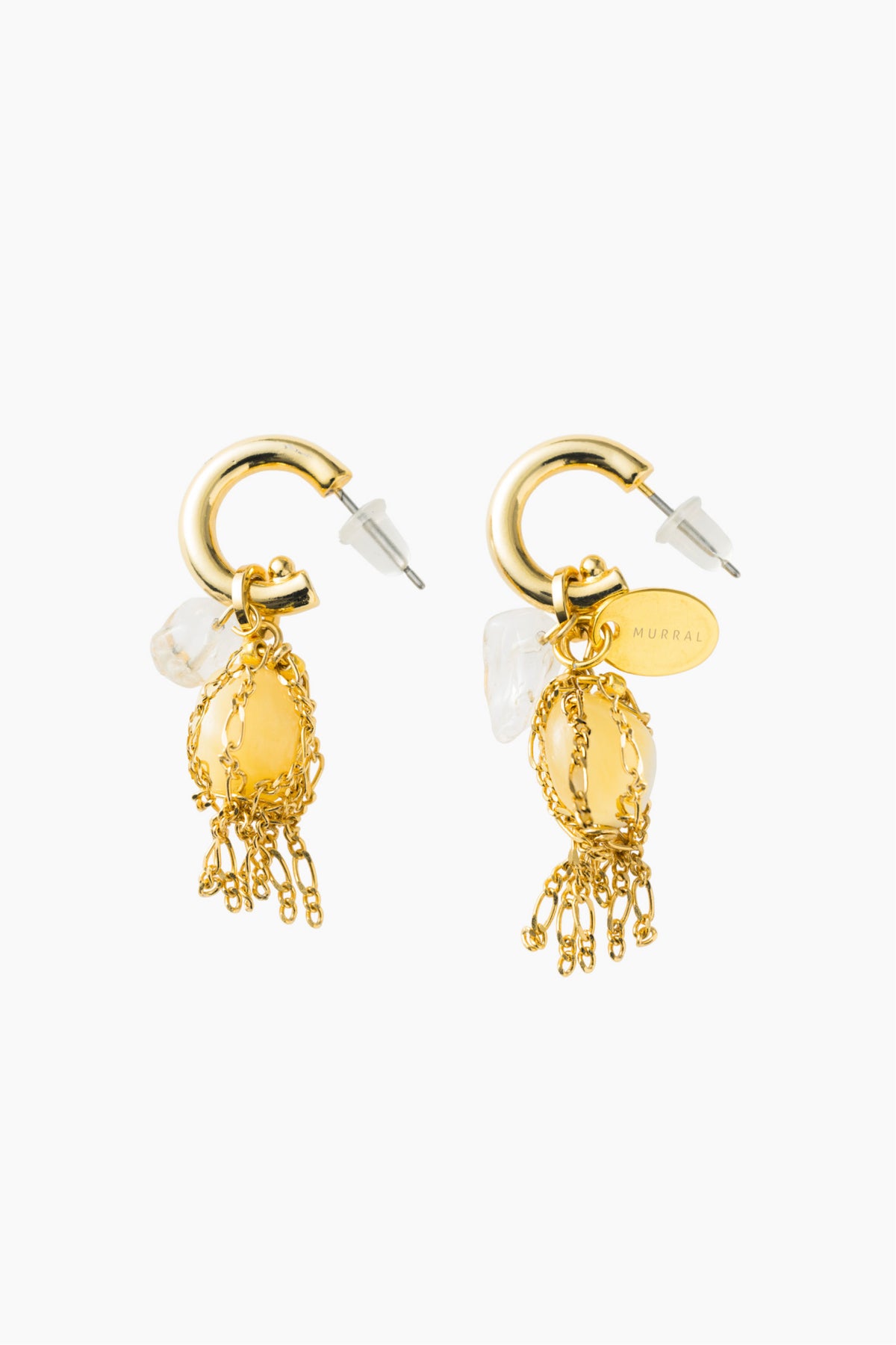 Sway pierced earring (Gold)