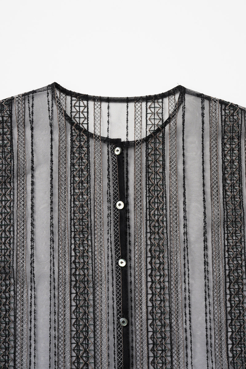 Classic lace cardigan (Black)