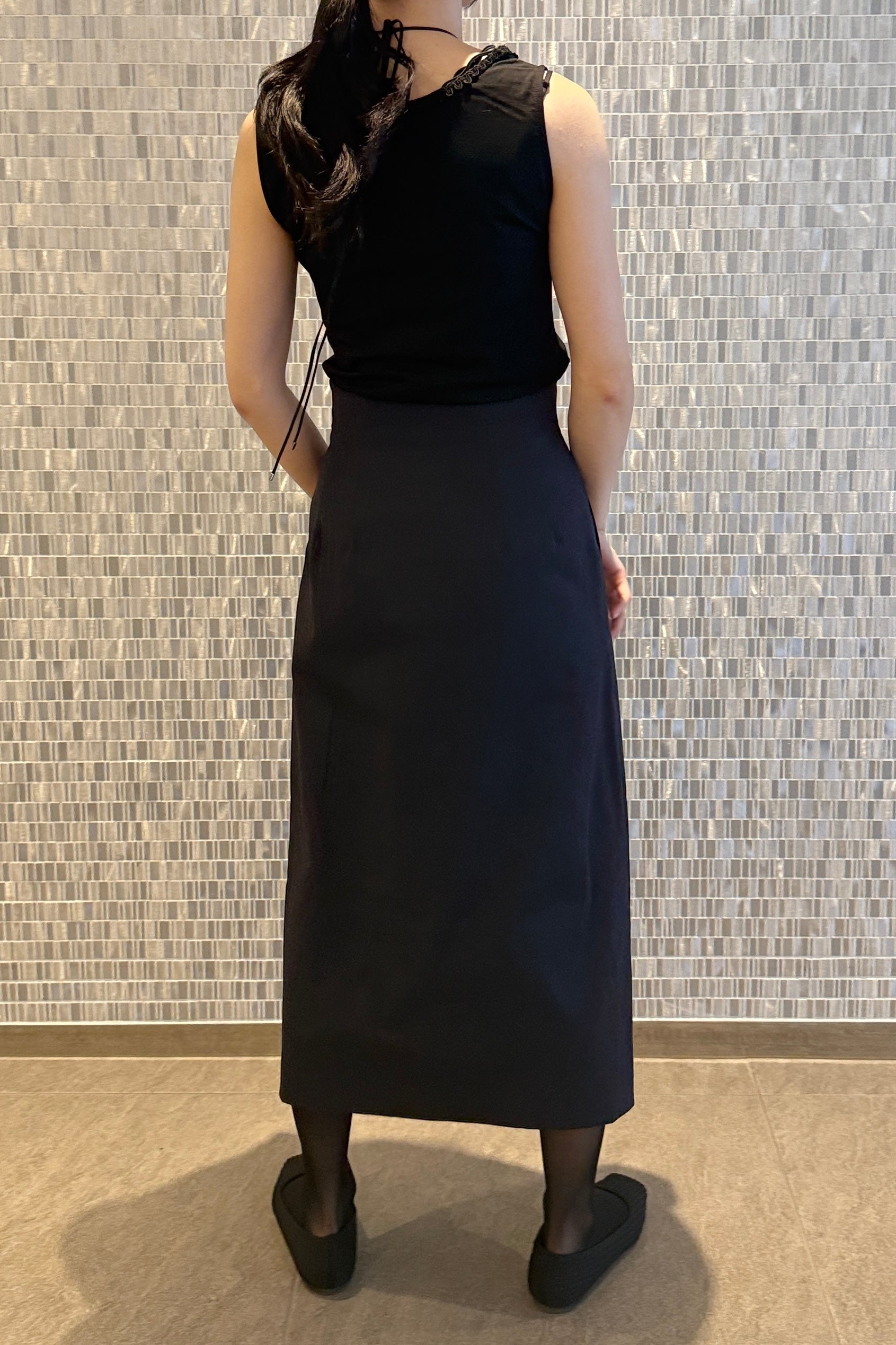 MURRAL Cucurbita embroidered skirt (White)