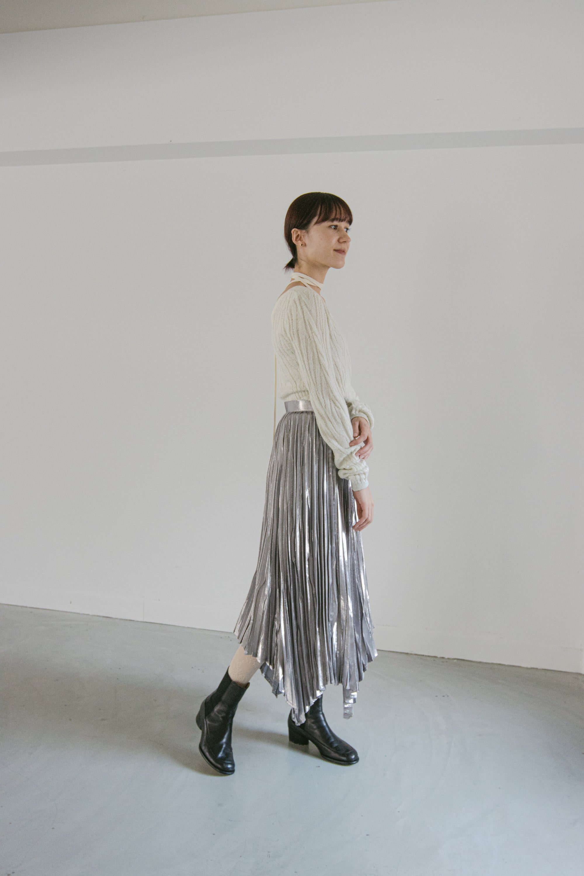 MURRAL Frost knit top (Black)
