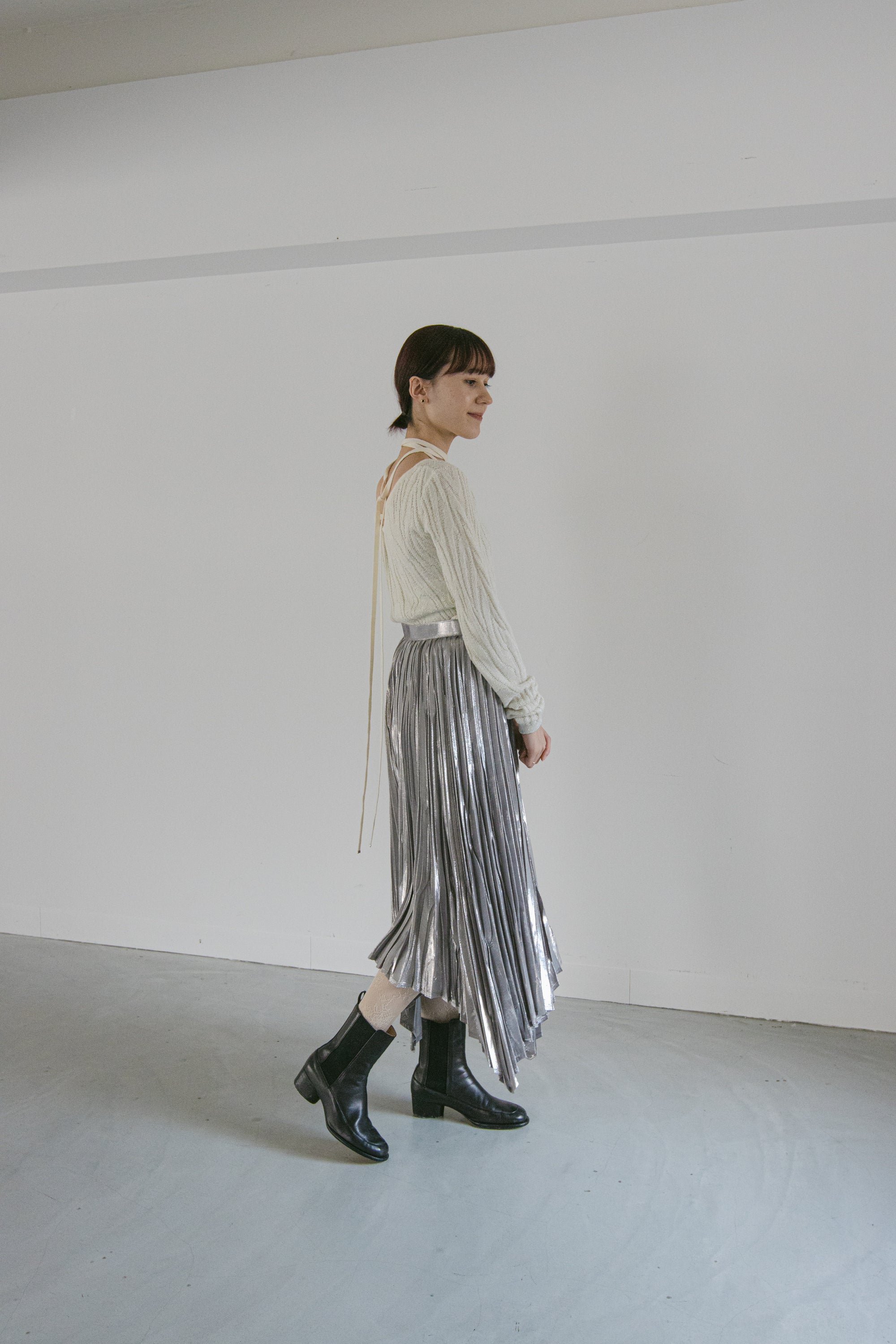 MURRAL Frost knit top (Black)