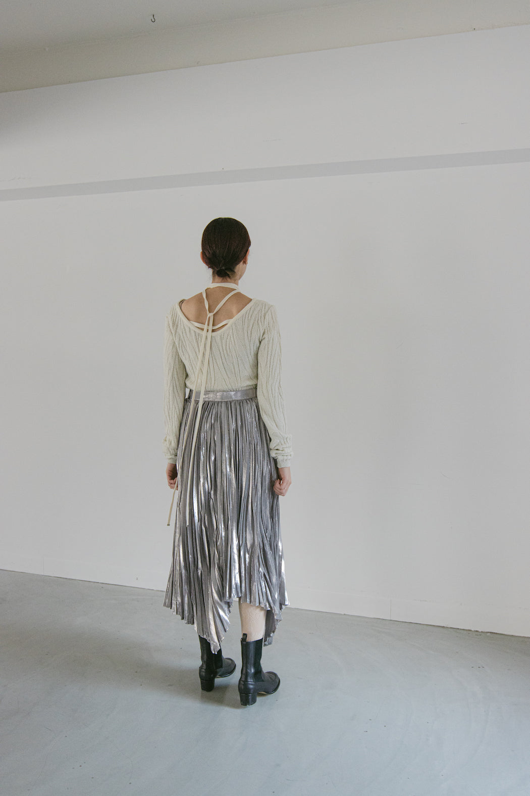 MURRAL Frost knit top (Black)