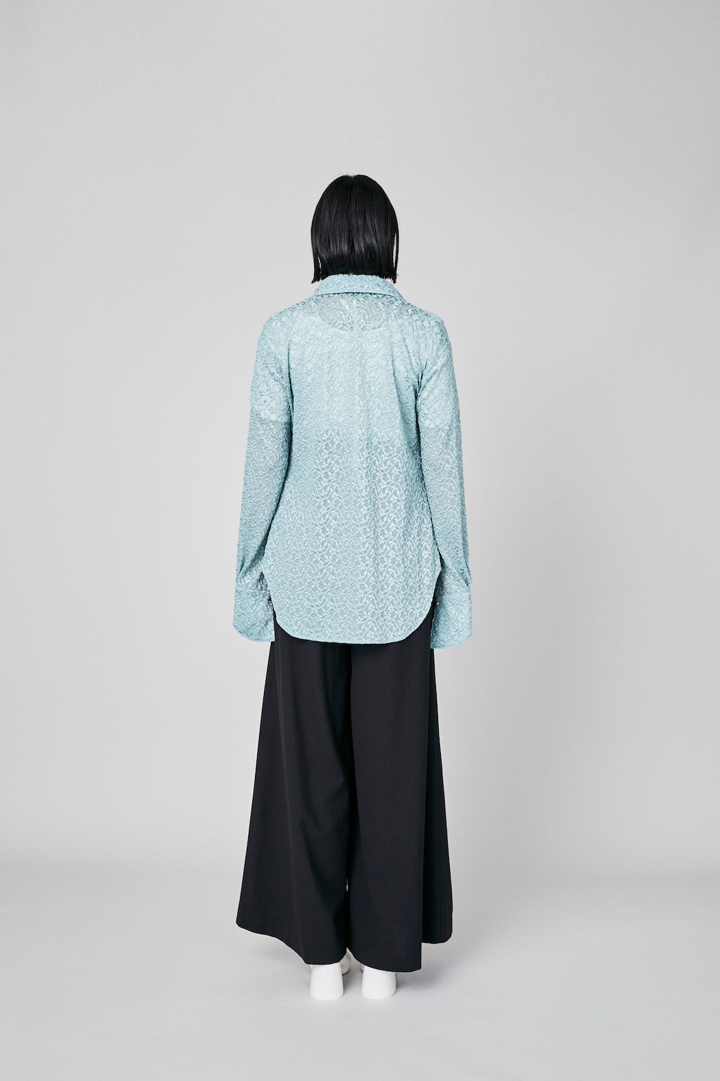 Stretch lace shirt (Mint)