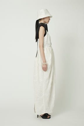 "Inflate" camisole dress (White)