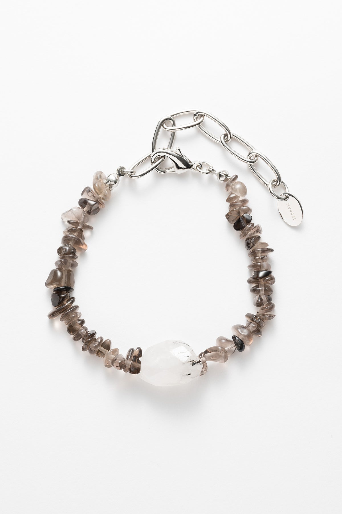 "Ordinary" bracelet (Smoky Quartz)
