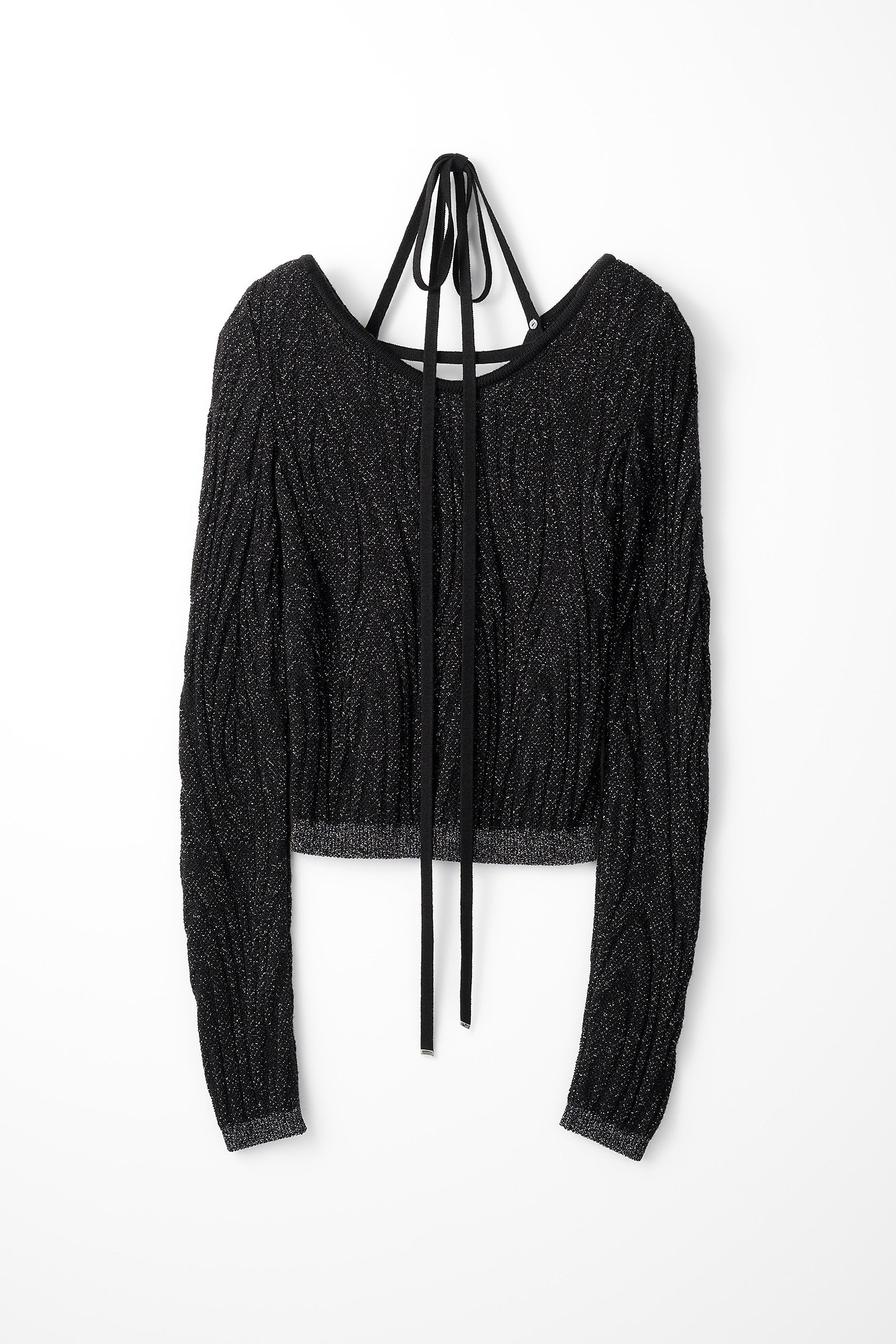Frost knit top (Black)