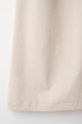 Flower quartz jacquard sleeve dress (Ecru)