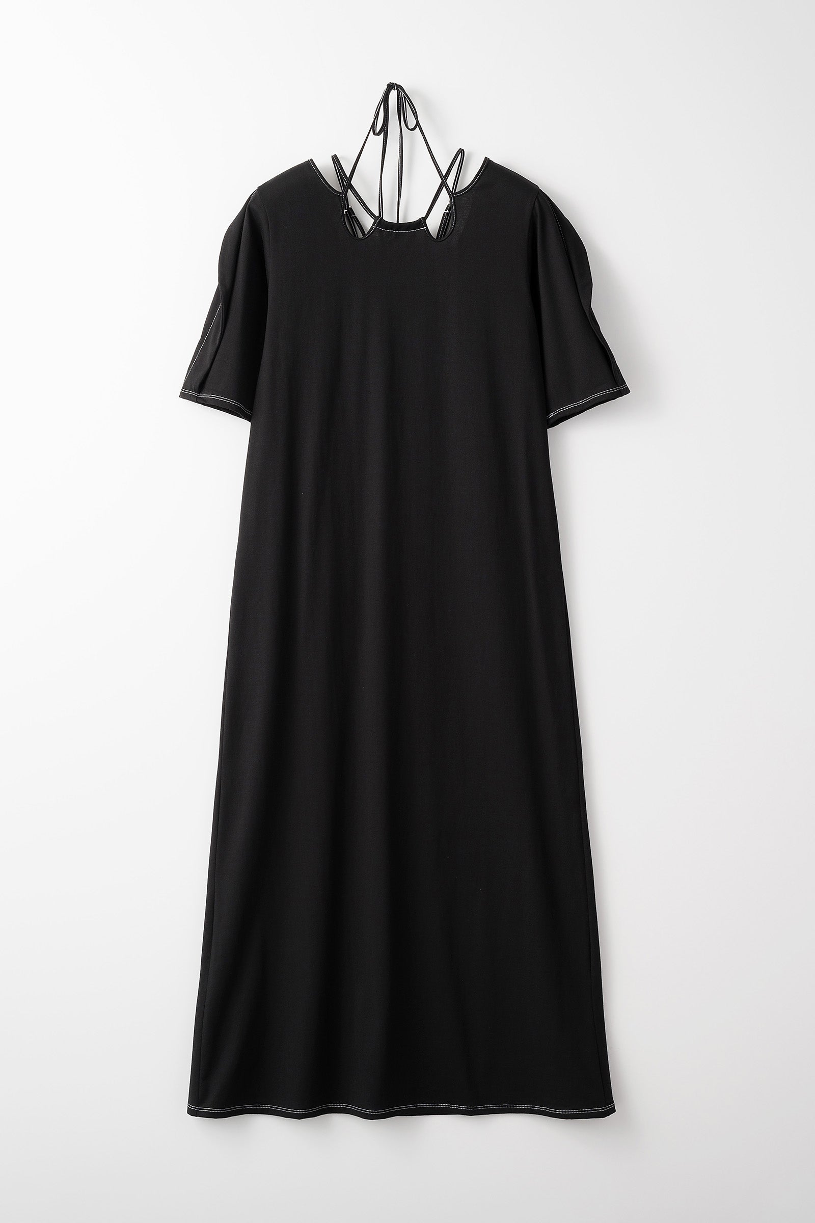 【MURRAL】Ivy half sleeve dress ブラック　1