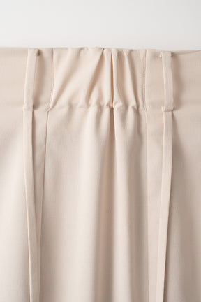Flow string slit skirt (Ivory)