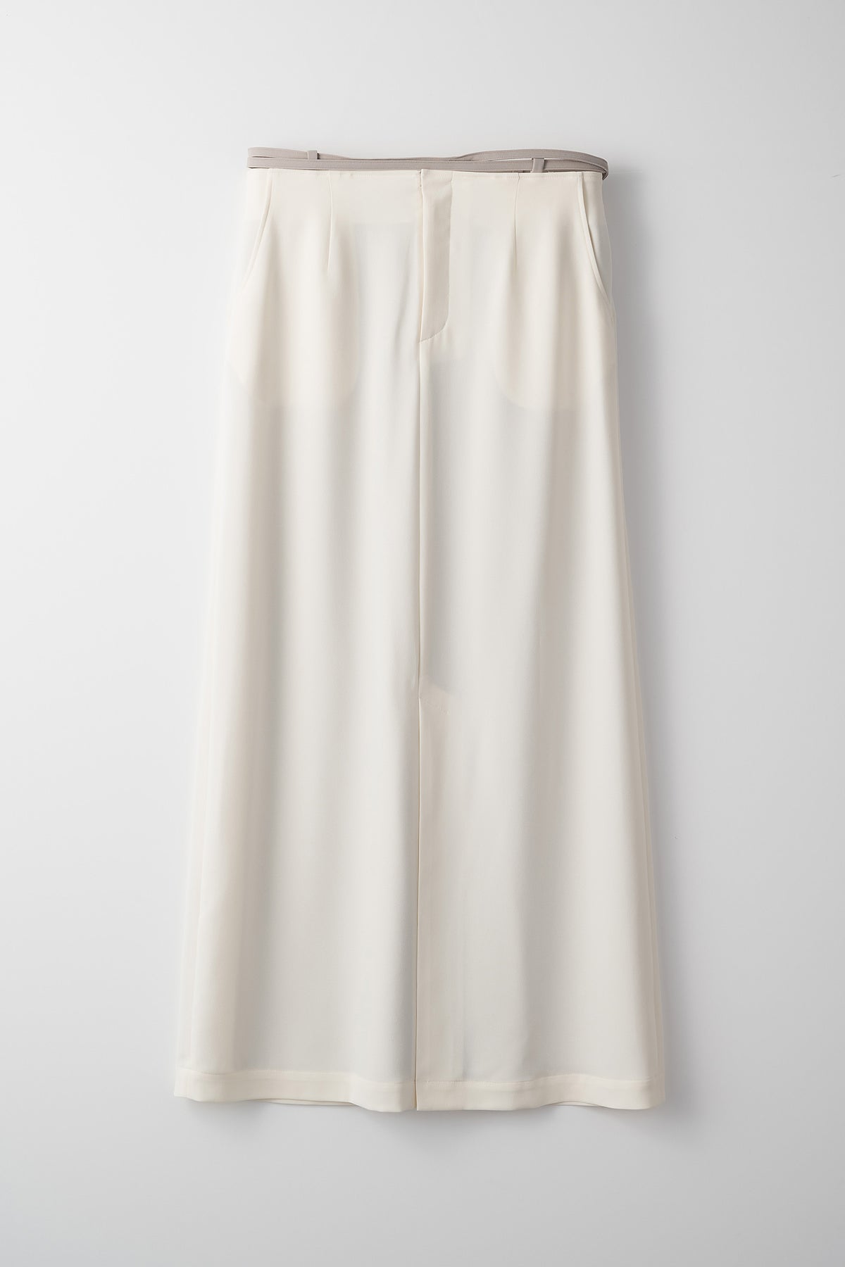 String slit skirt (White)