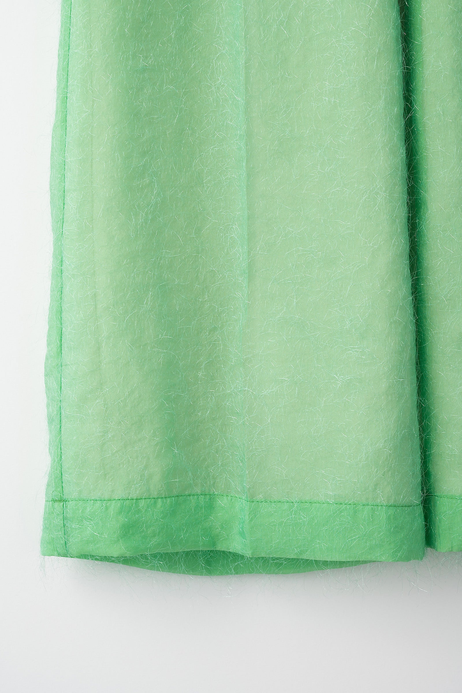 Fluffy jacquard trousers (Light green)