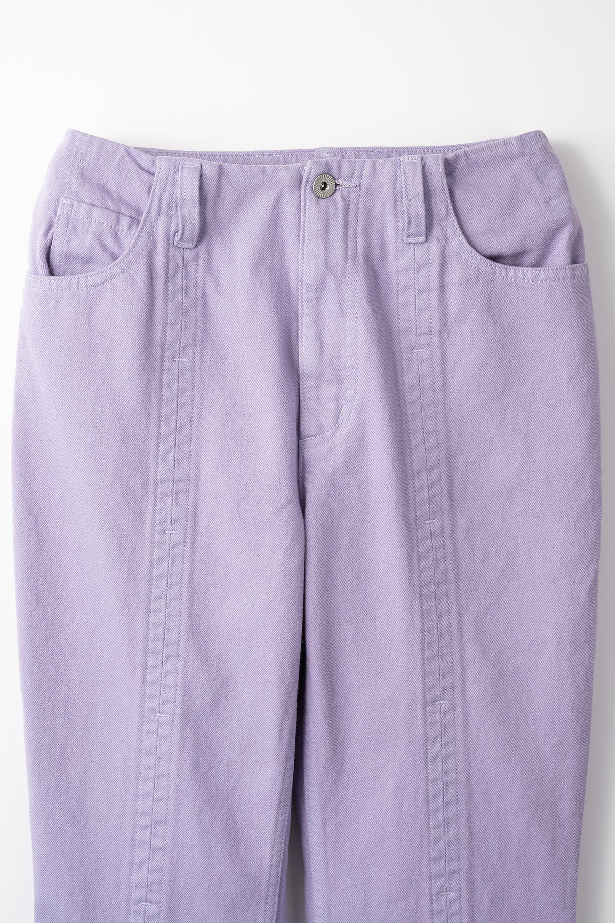 Tucked slit denim (Lilac)