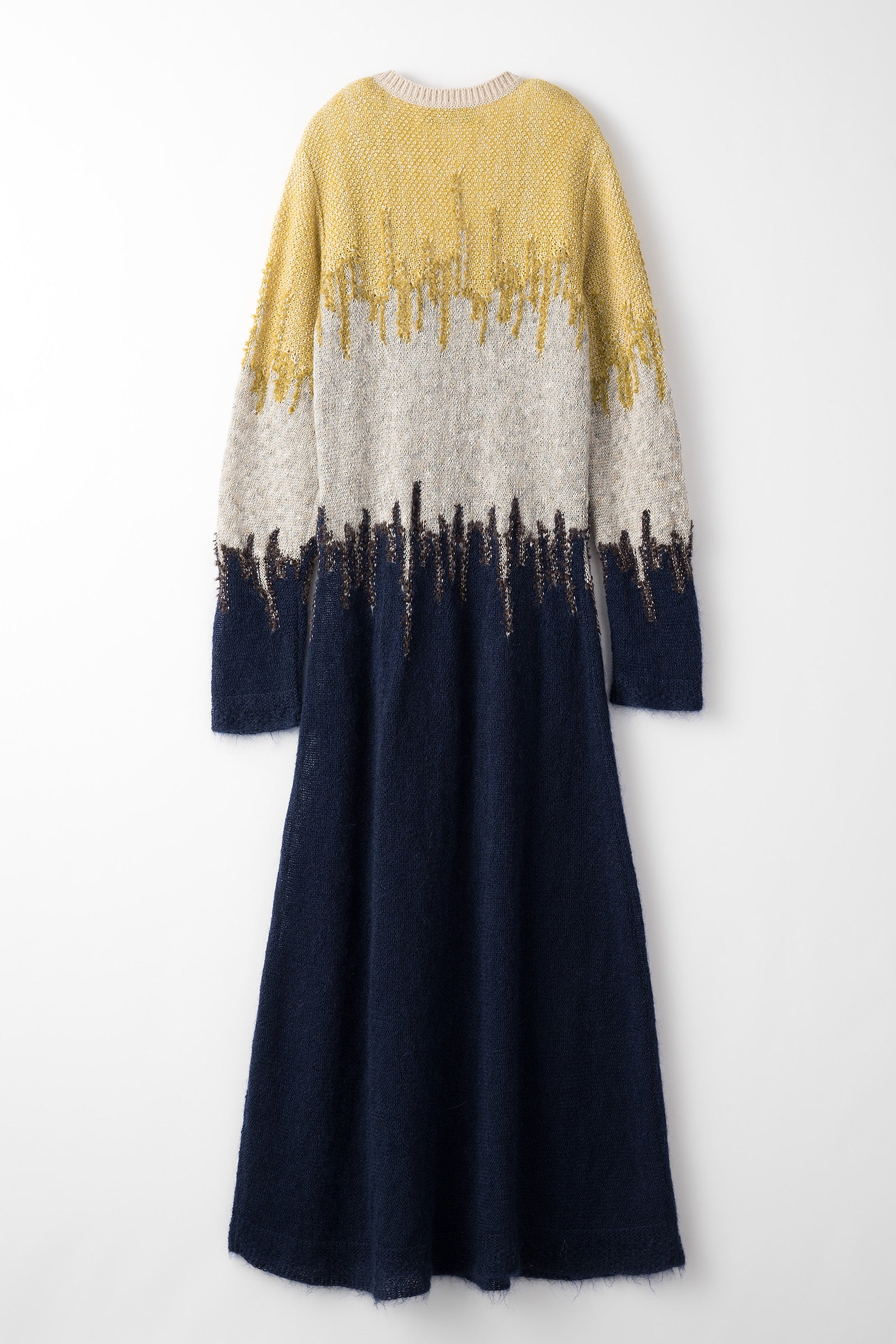 Water mirror knit dress (Navy)