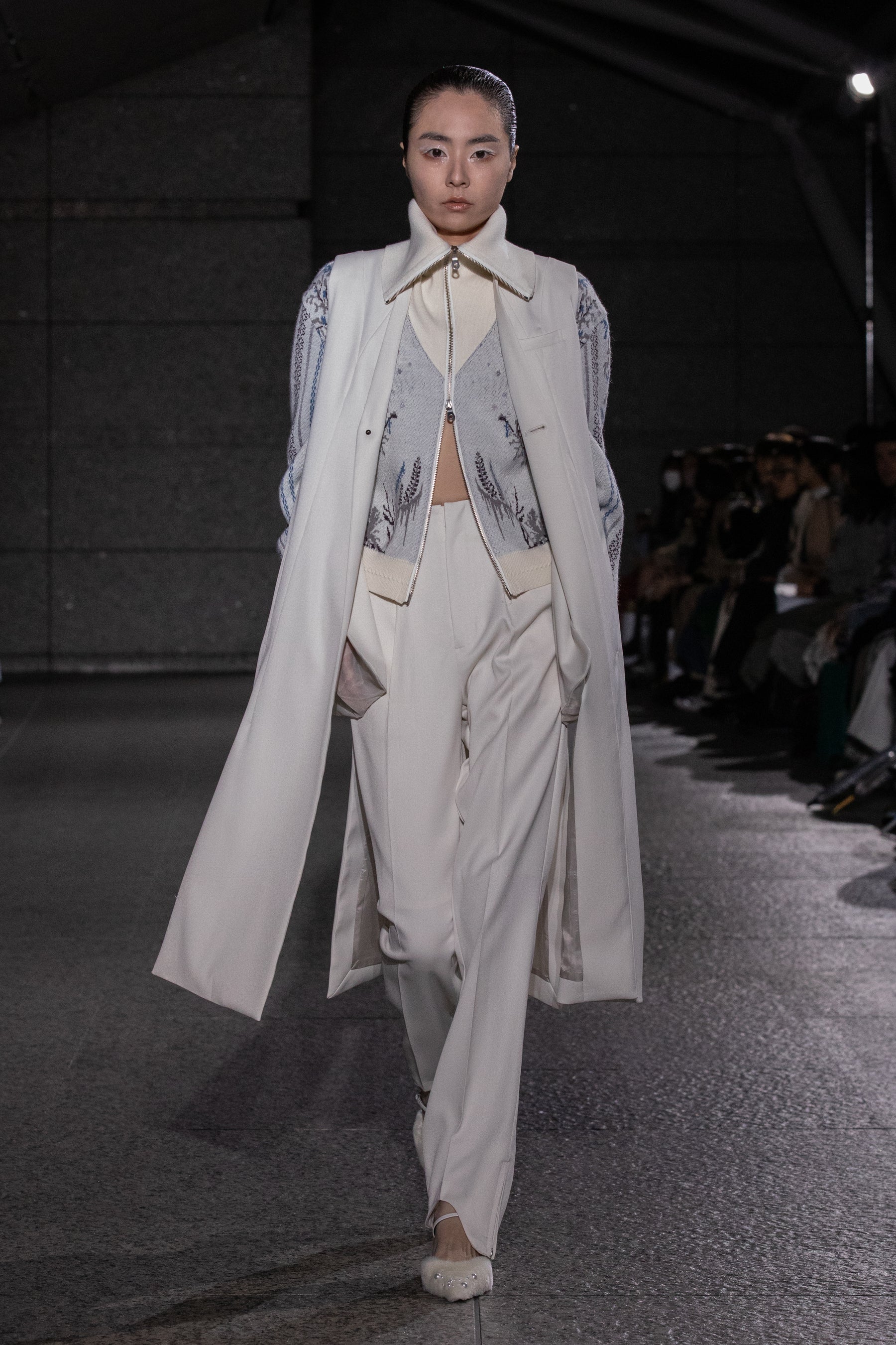Melt trousers (White)