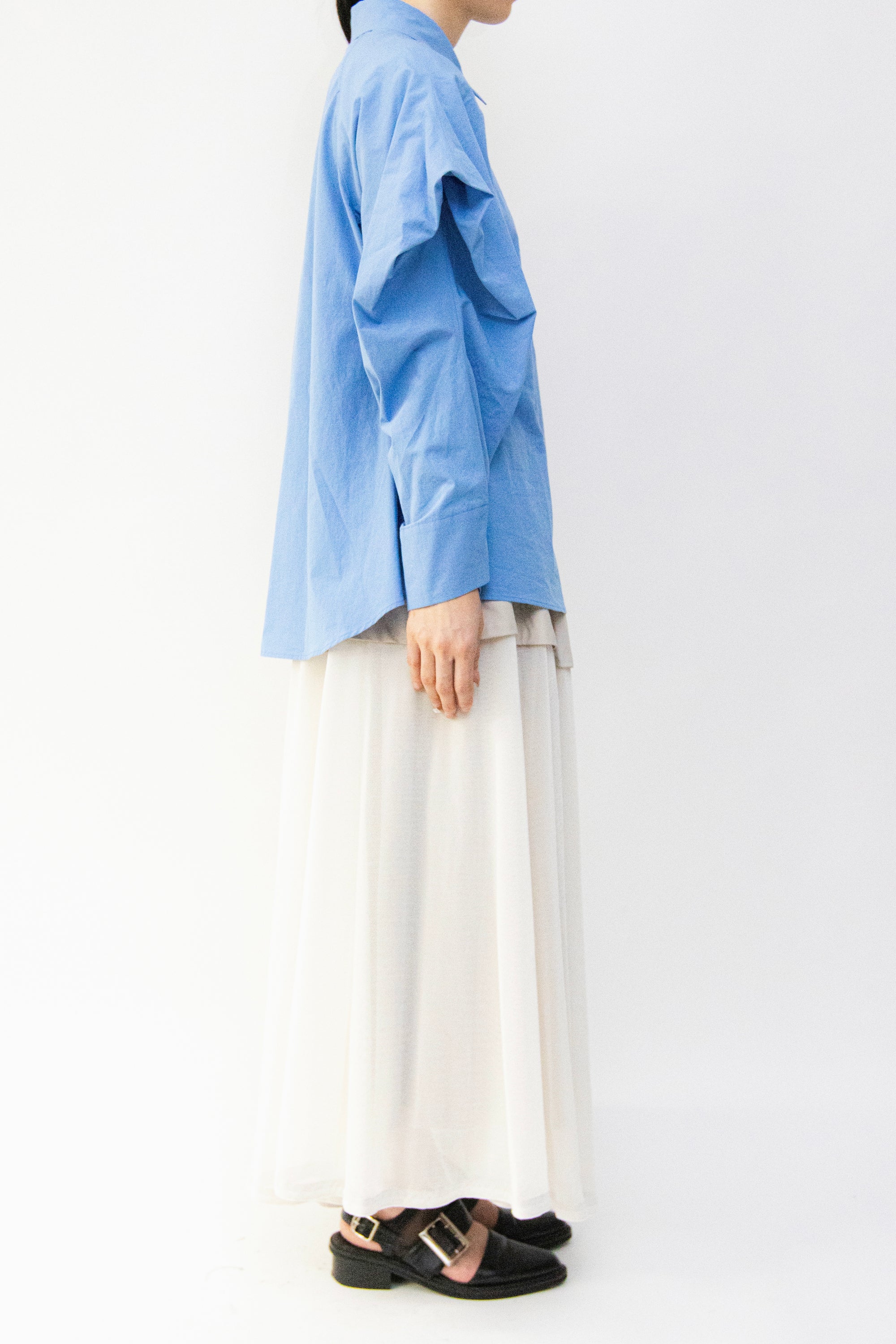 MURRAL Trillium embroidered shirt (Pale mint)