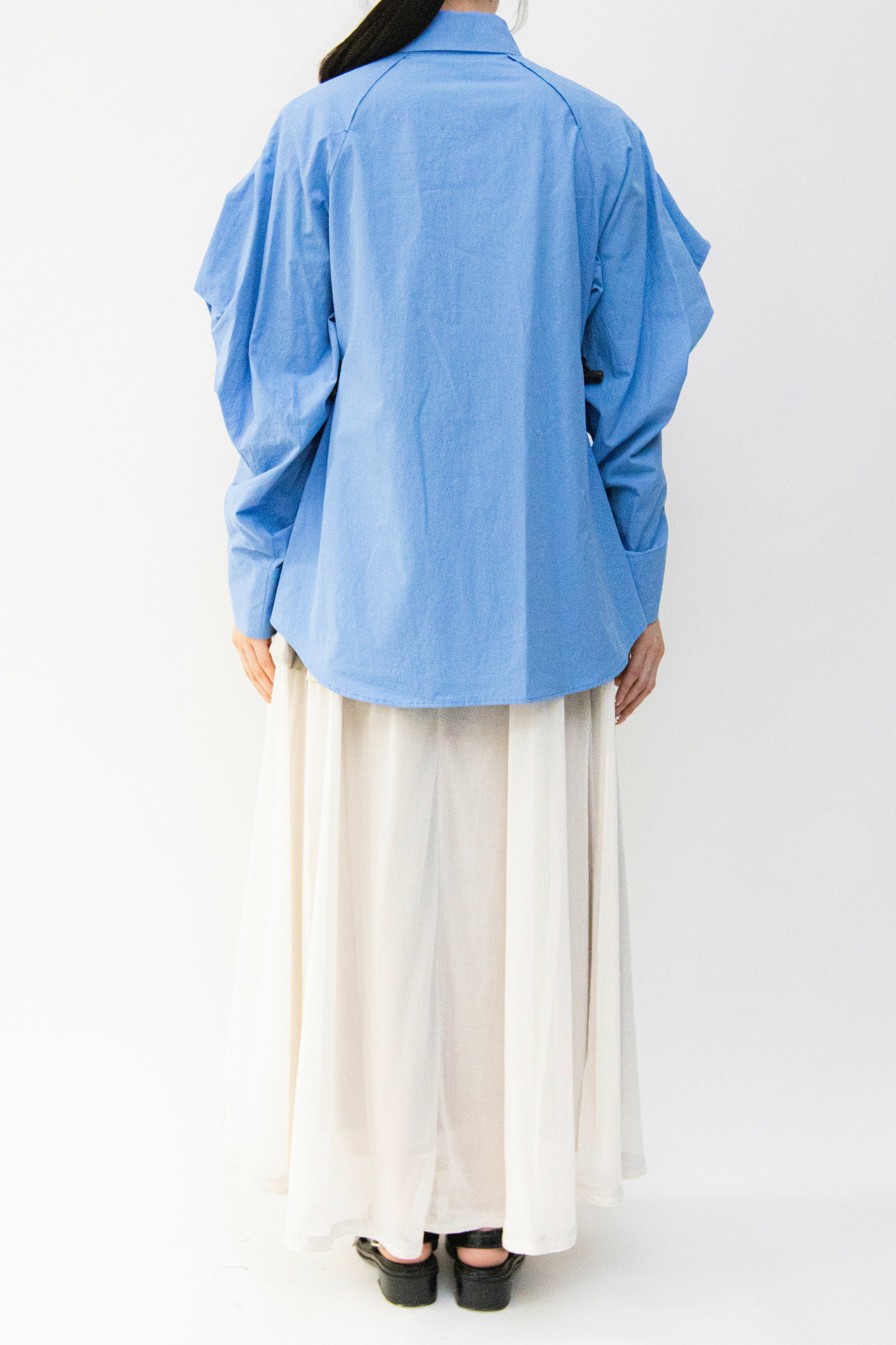 MURRAL Trillium embroidered shirt (Pale mint)