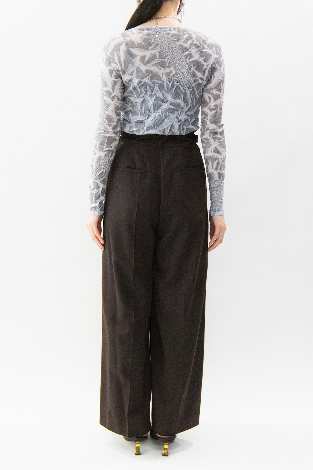MURRAL Gurkha asymmetry slacks (Brown)