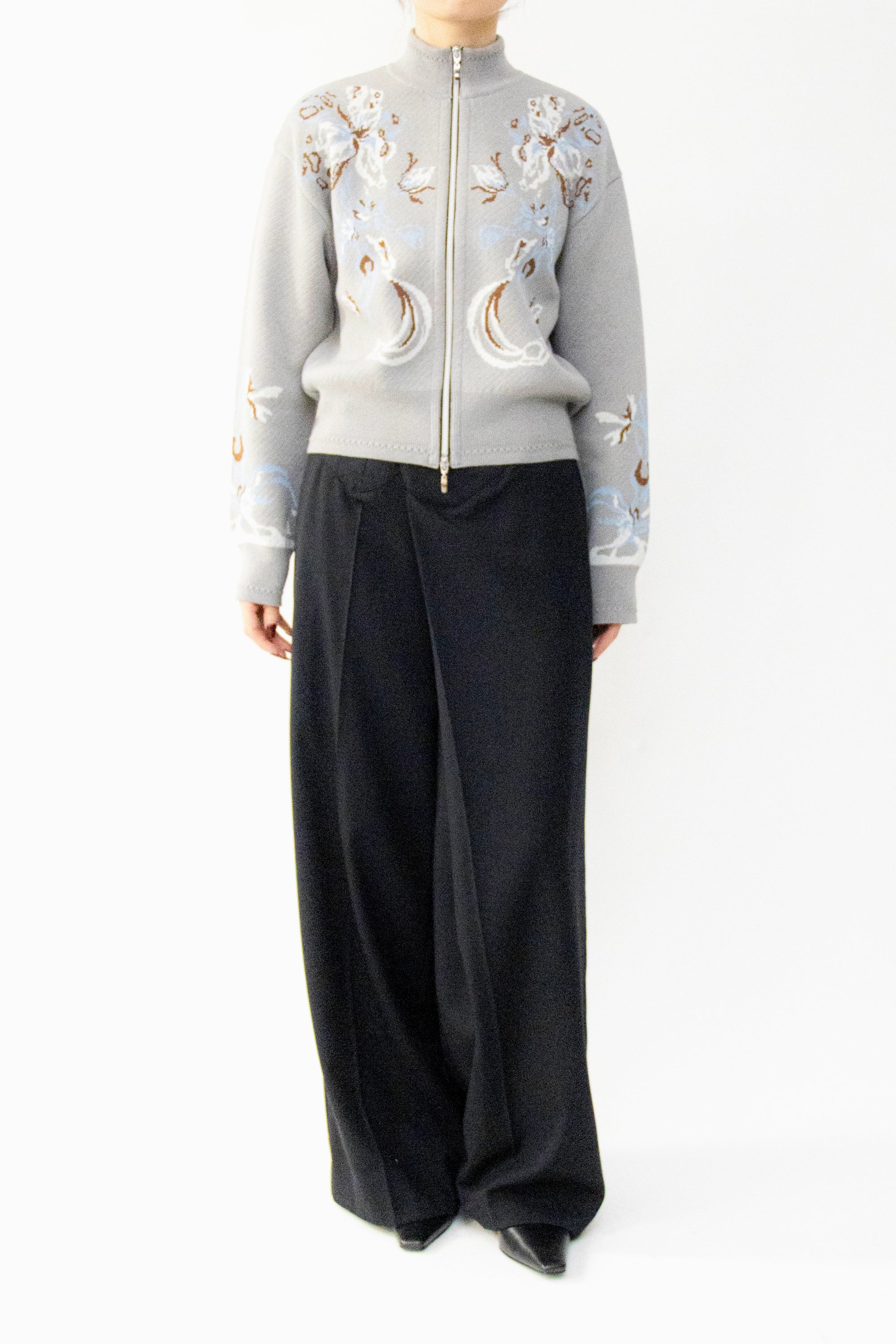MURRAL Trillium knit cardigan (Beige)
