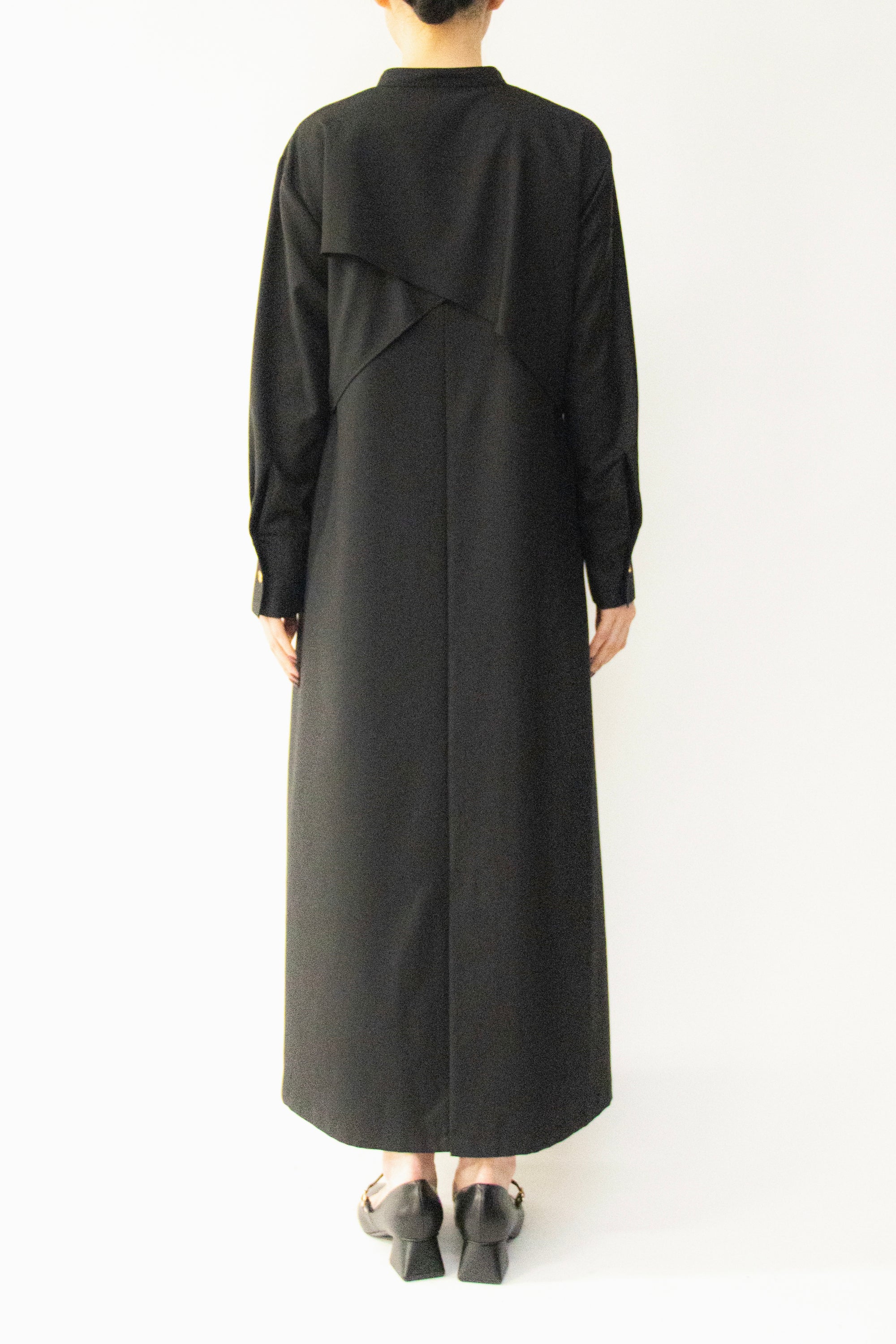 MURRAL Cape belt dress (Beige)