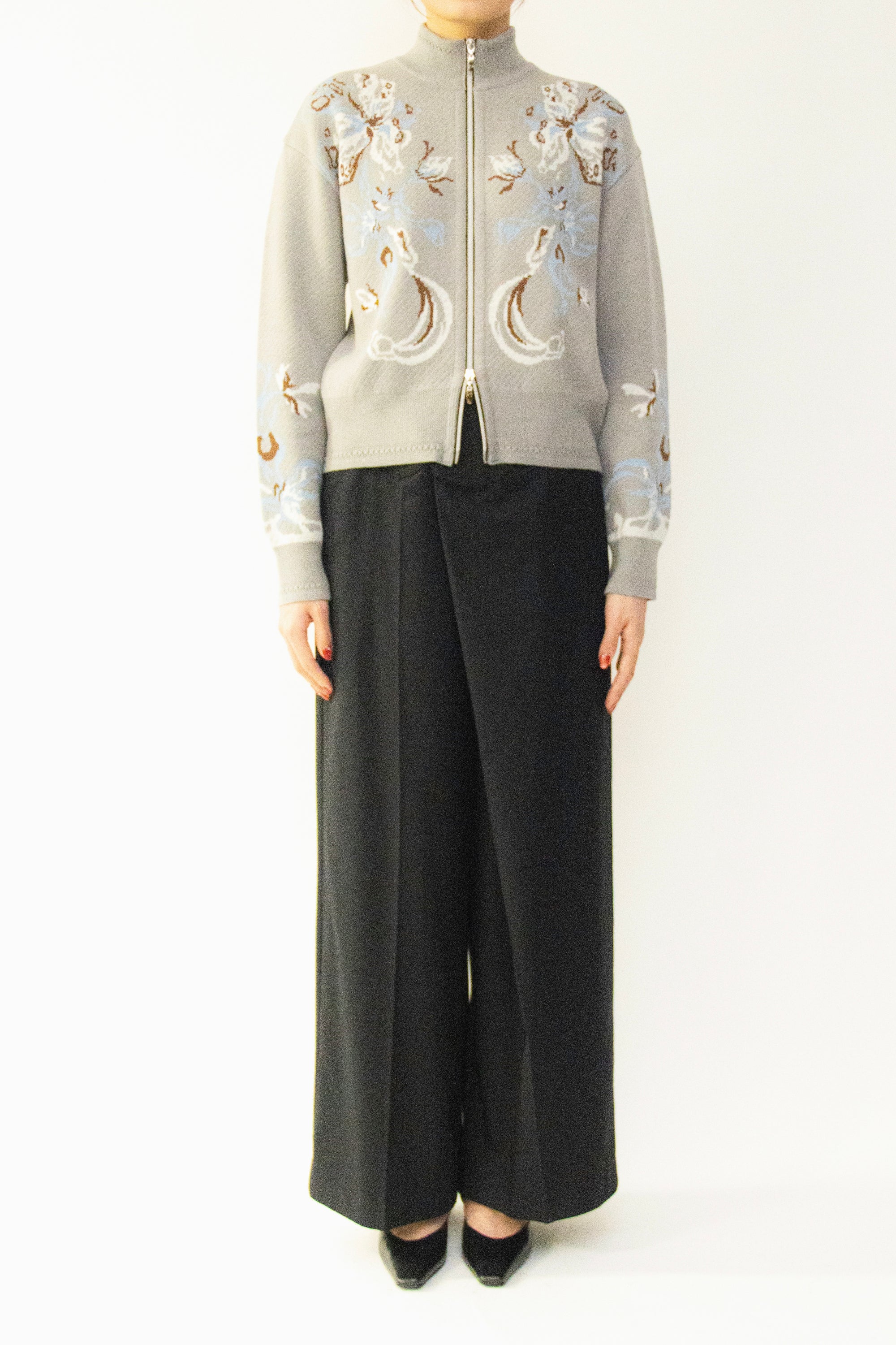 MURRAL Trillium knit cardigan (Beige)
