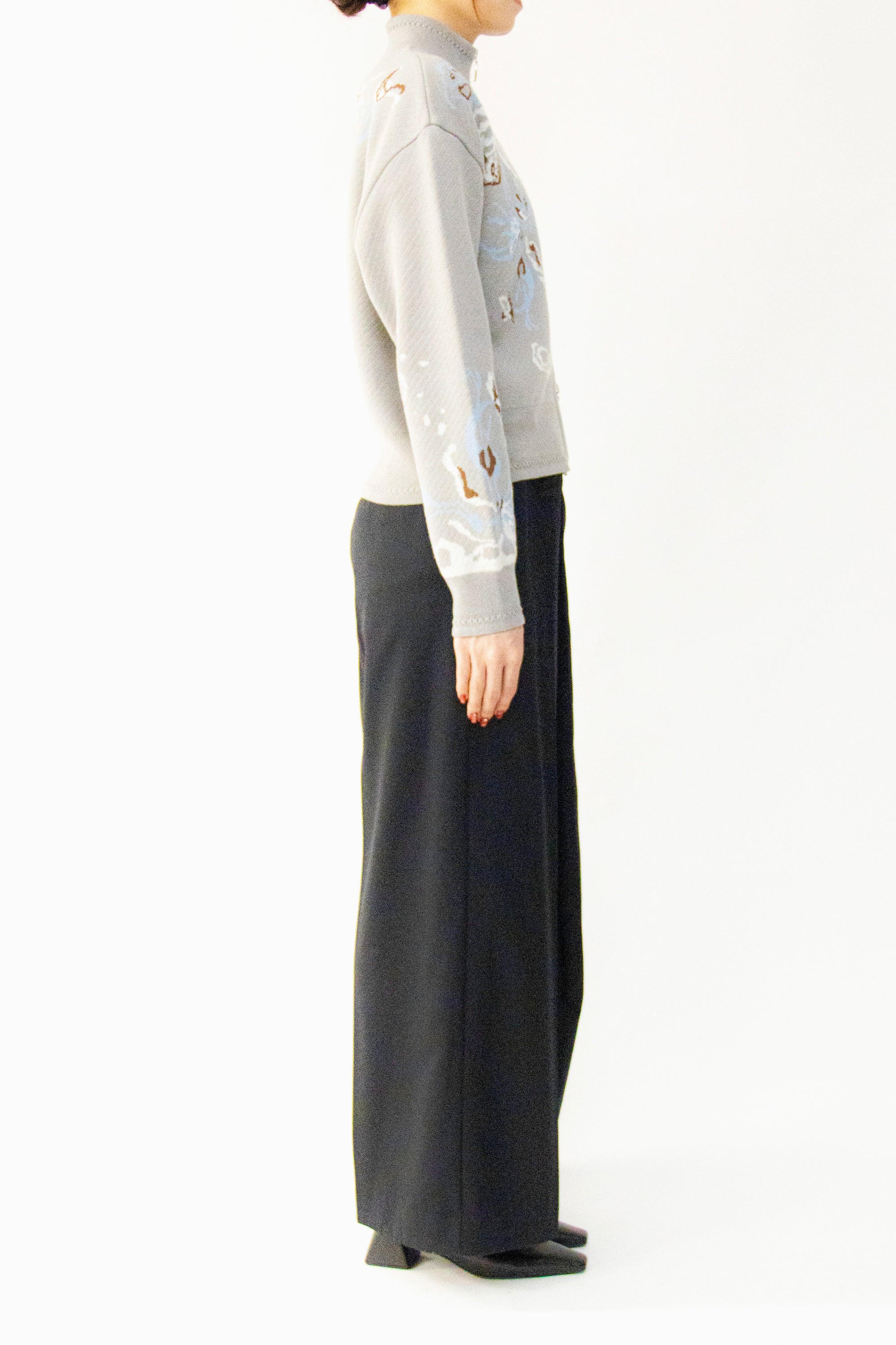 MURRAL Trillium knit cardigan (Beige)