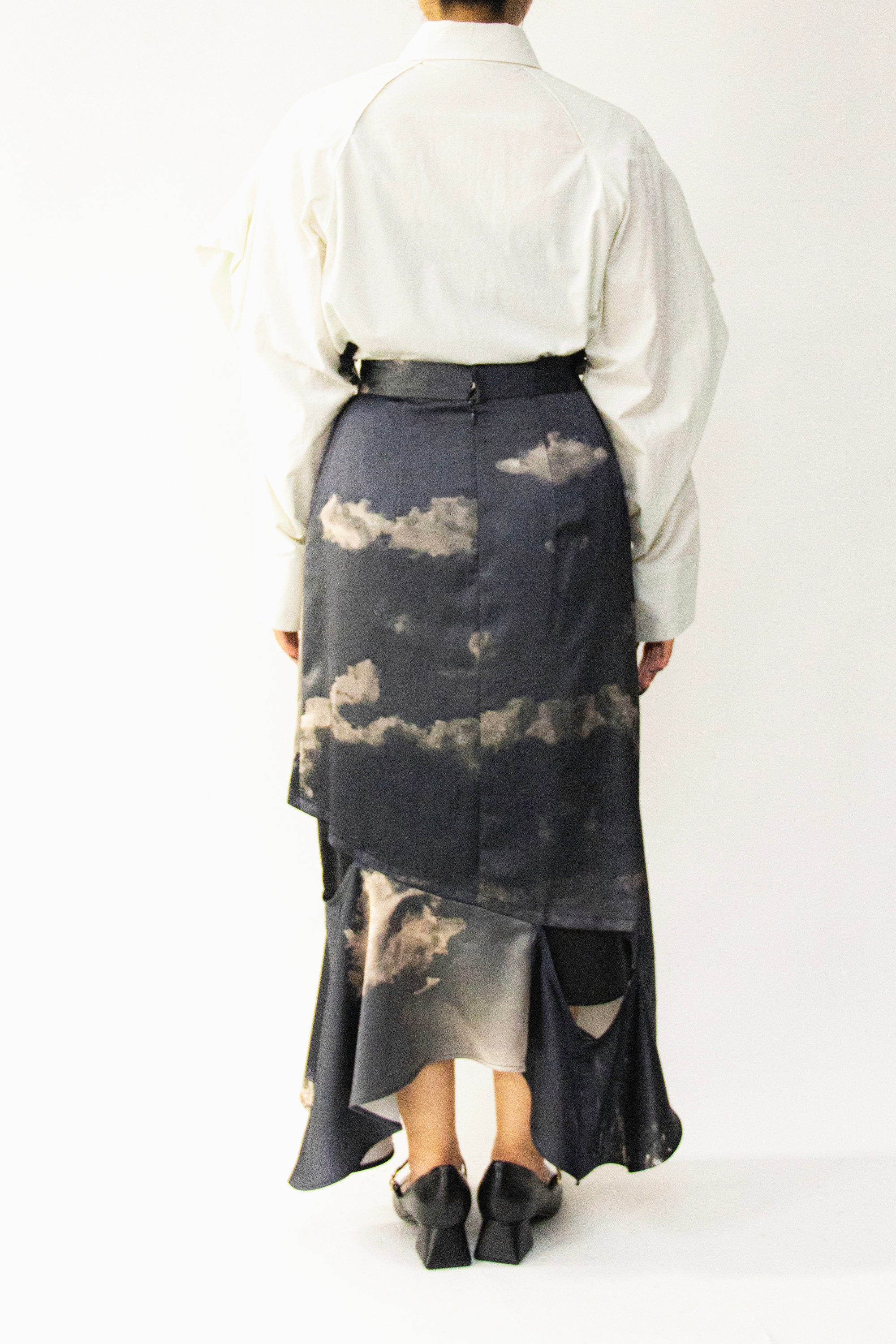 MURRAL Moon road skirt (Blue)
