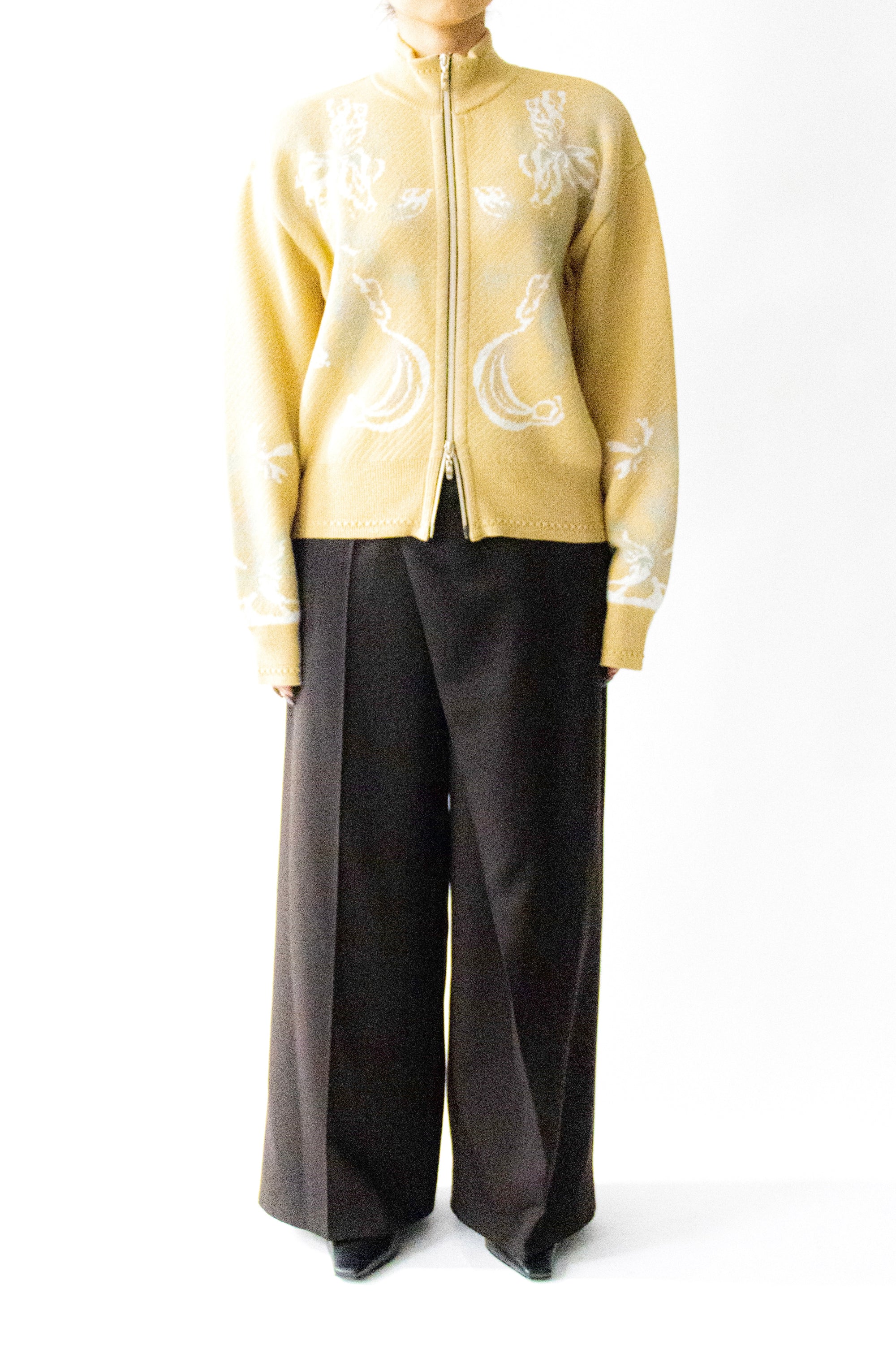 MURRAL Trillium knit cardigan (Beige)