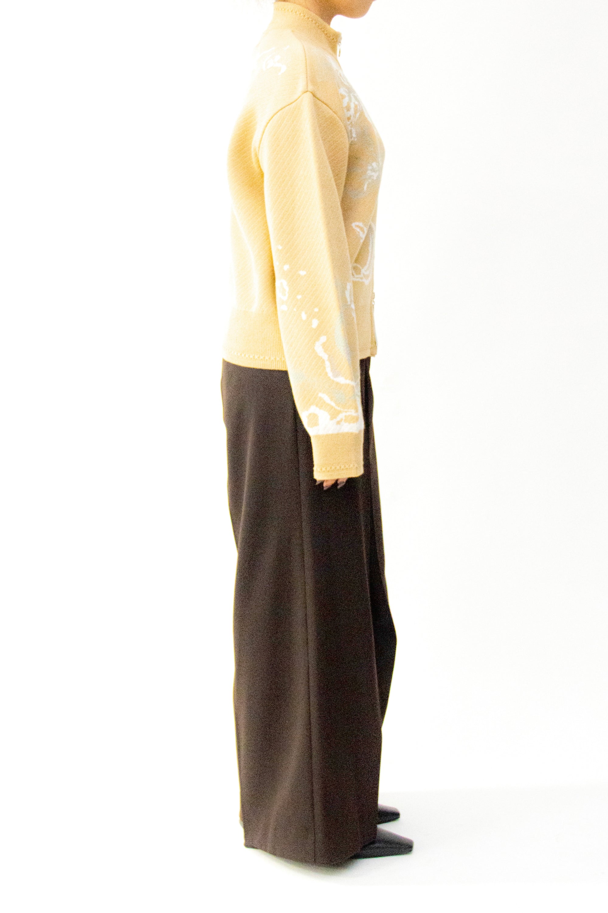 MURRAL Trillium knit cardigan (Beige)