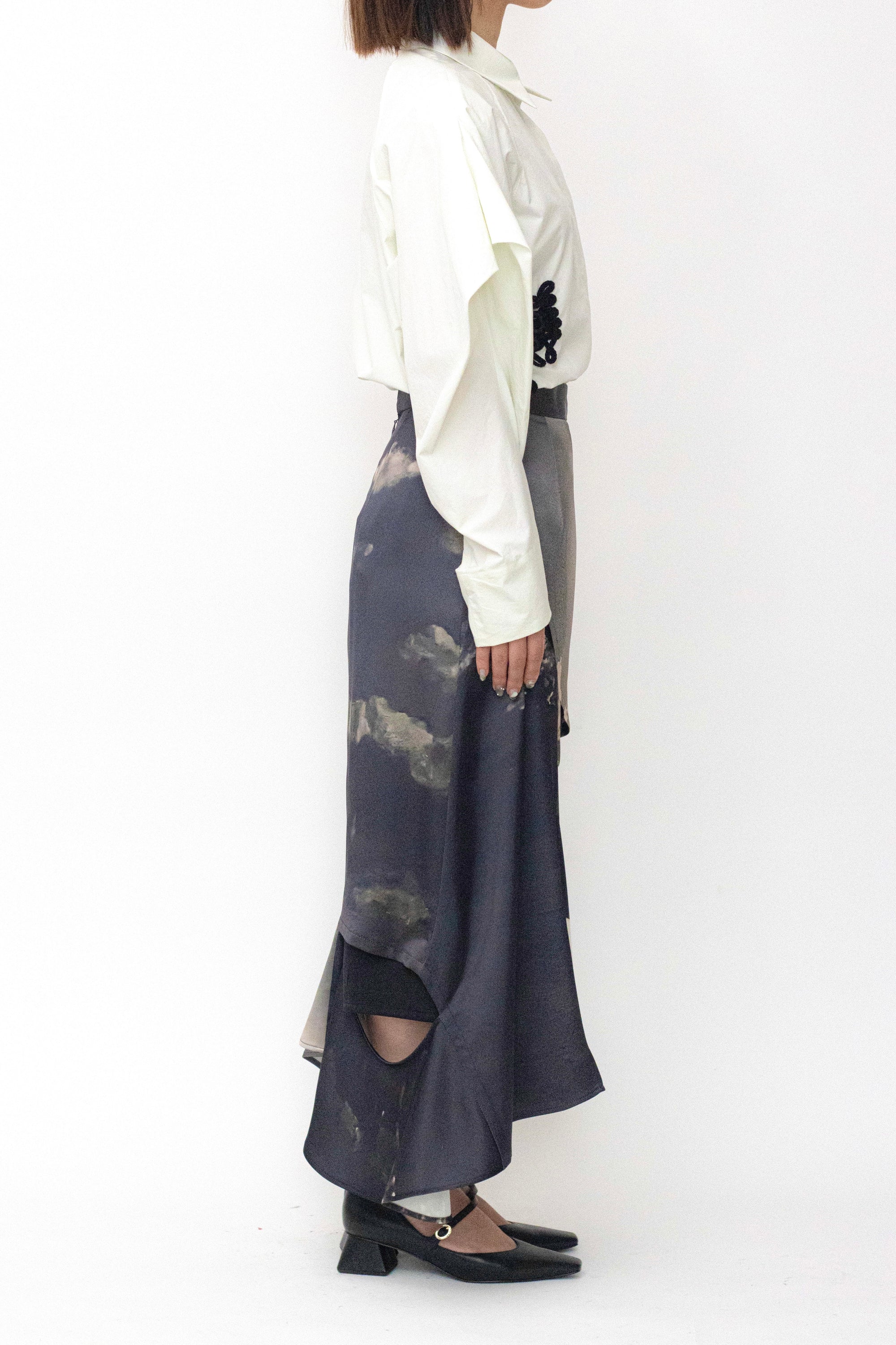 MURRAL Moon road skirt (Blue)