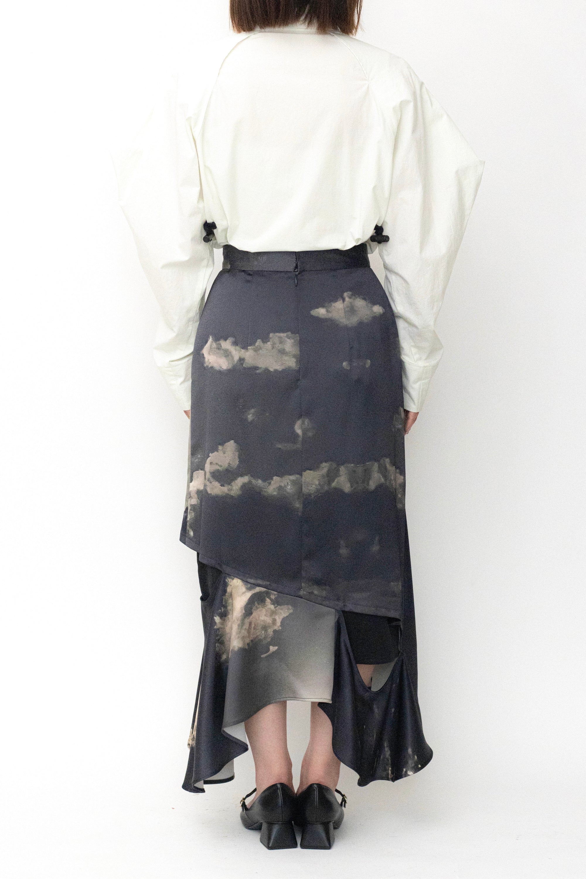 MURRAL Moon road skirt (Blue)