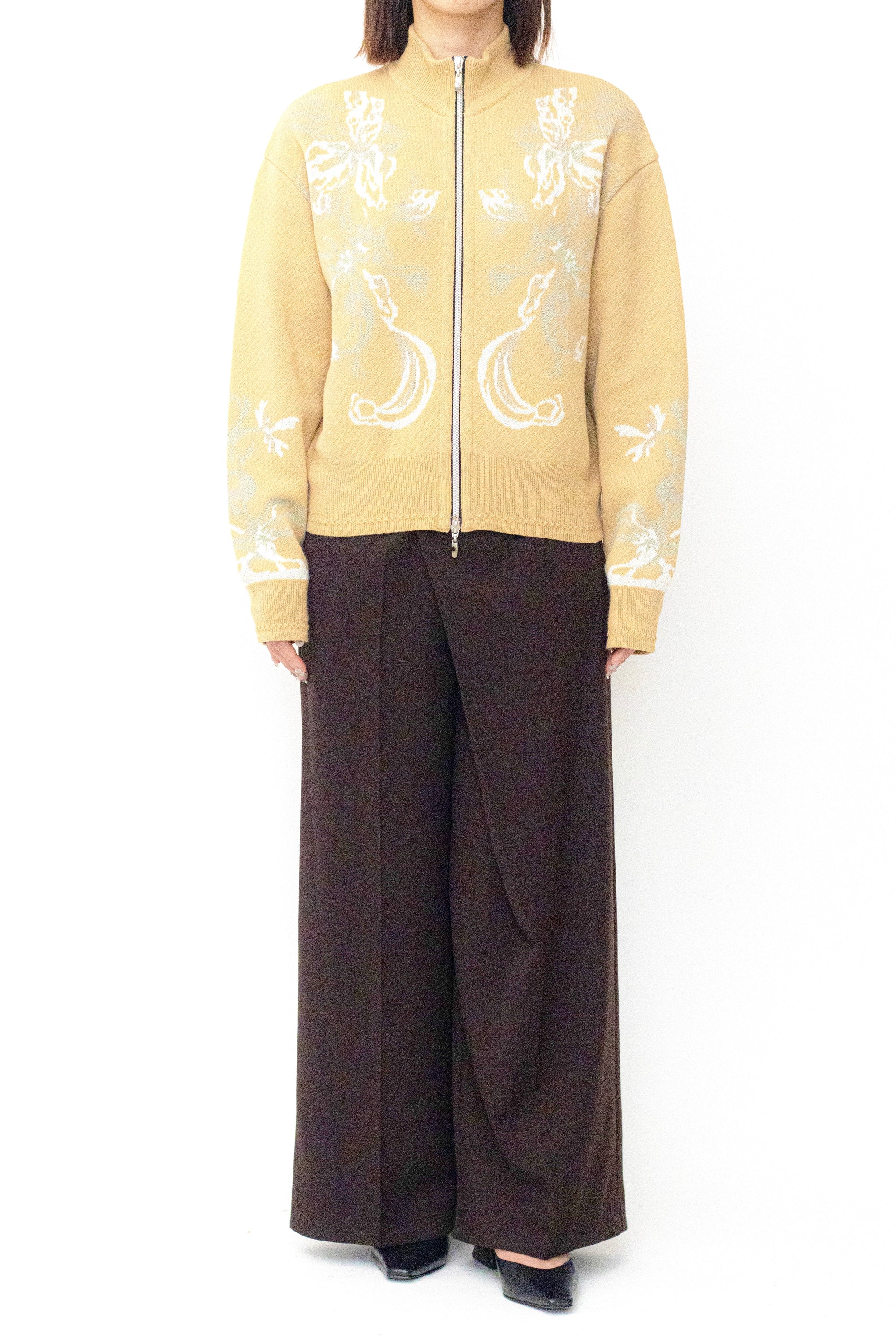 MURRAL Trillium knit cardigan (Beige)