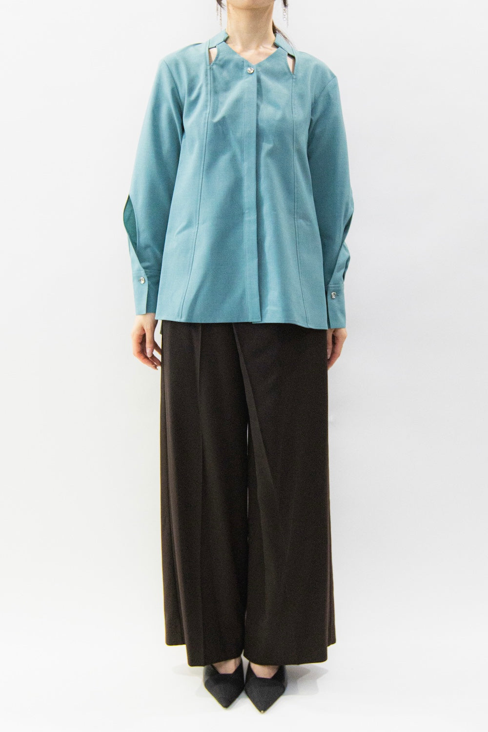 MURRAL Cross cut shirt (Ivory)