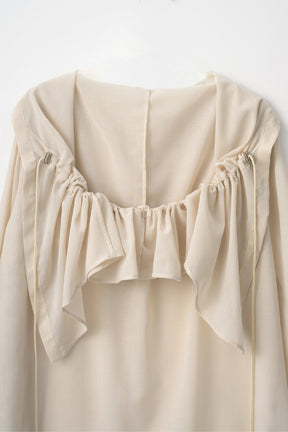 Float hood Shirt (Beige)