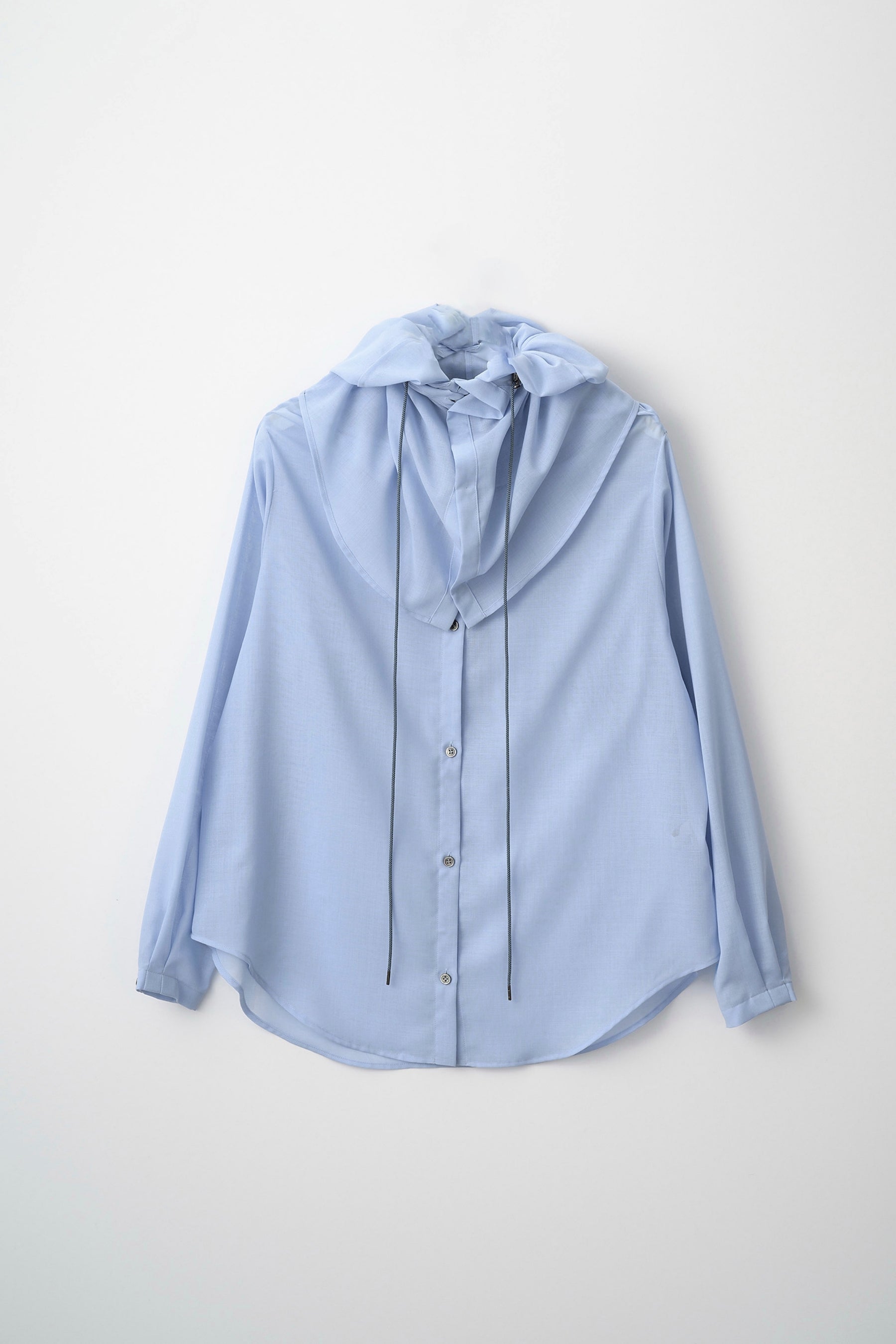 Float hood Shirt (Light blue)